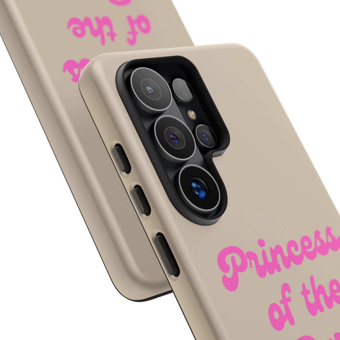 Phone Case — "Princess of the Barn" Pink Script Protective Tough Case
