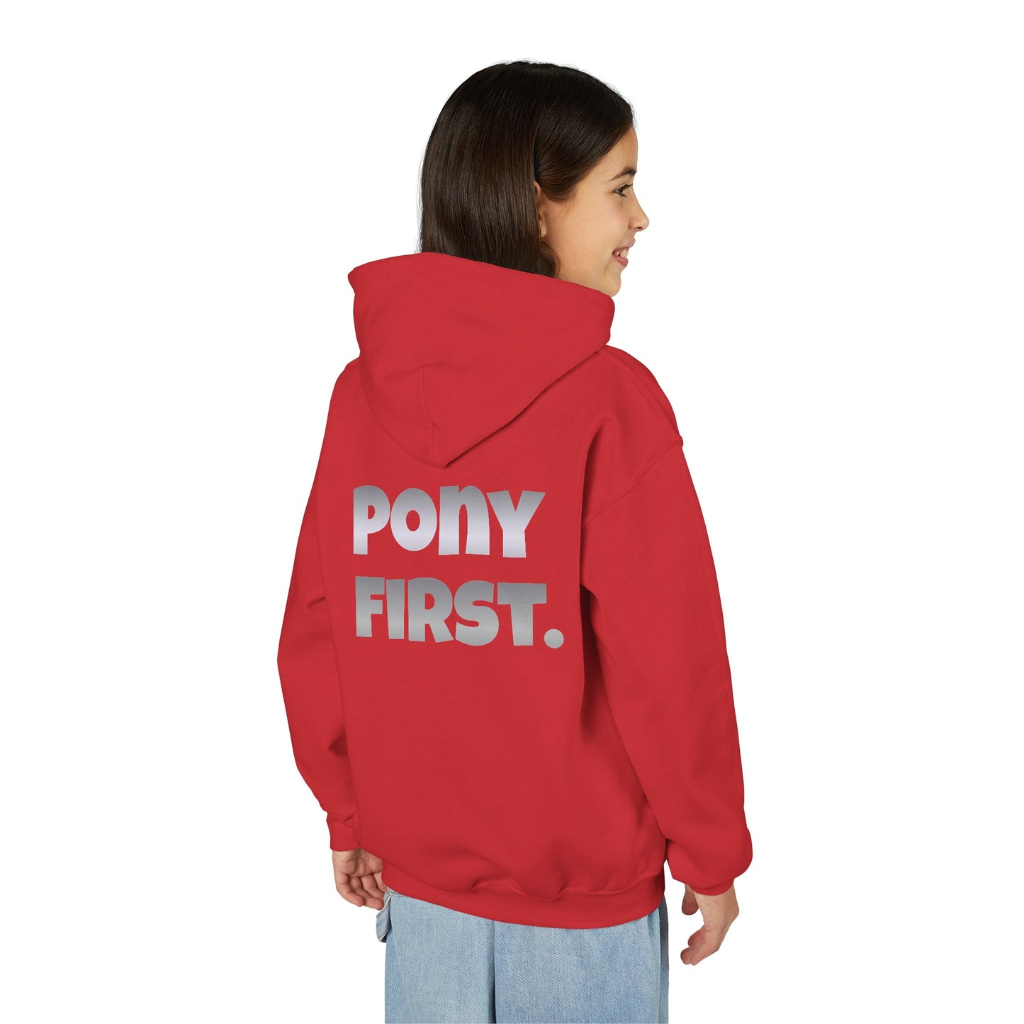 Pony First Kinder-Hoodie – Personalisiert für kleine Stallhelden