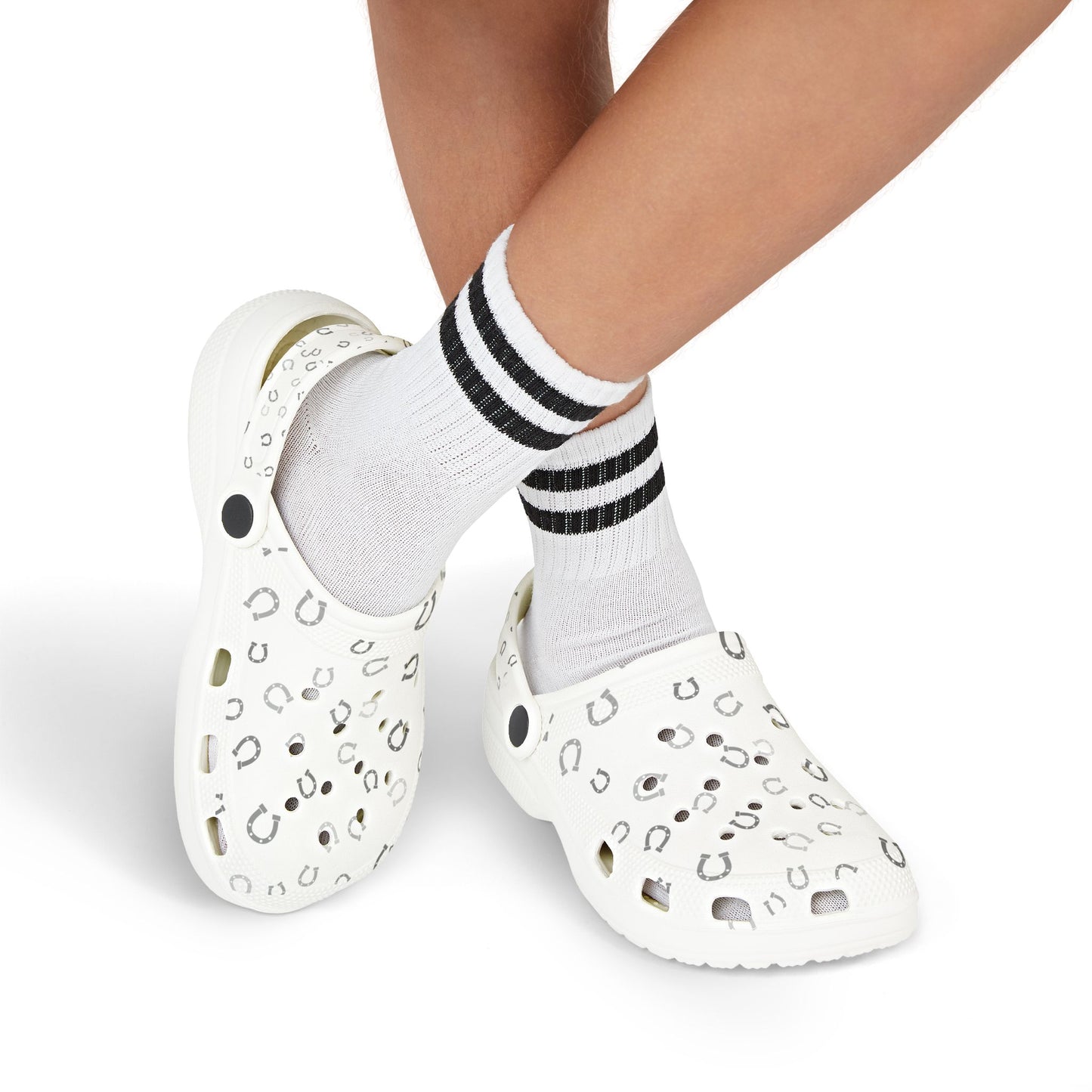 Pony first Kinder Clogs - personalisiert - Reitstall Schuhe für Pony Mädchen und Jungen - Bequeme Stall Clogs Kinder - Geschenk für Pferdeliebhaber