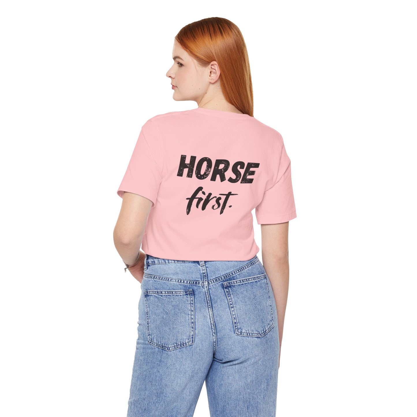 Horse First T-Shirt – Reitsport Mode mit klarer Botschaft