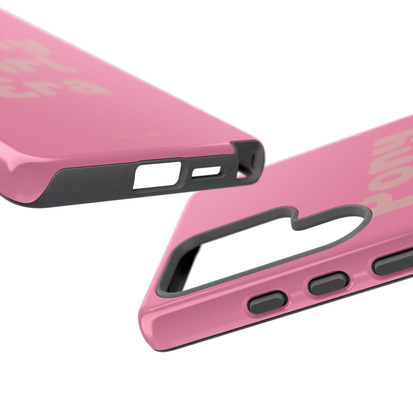 Pony Girl Era Phone Case — Pink Retro Text Protective Tough Case
