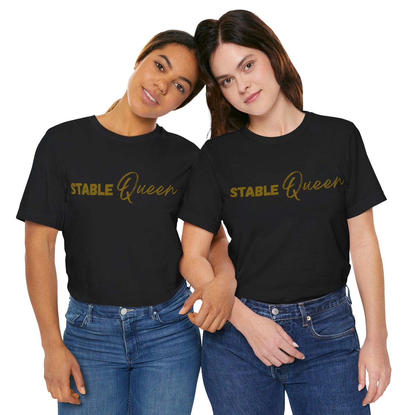 Stable Queen T-Shirt - Trend Statement Shirt für Pferdemädchen I Reitsport Lifestyle Couture Cavalli