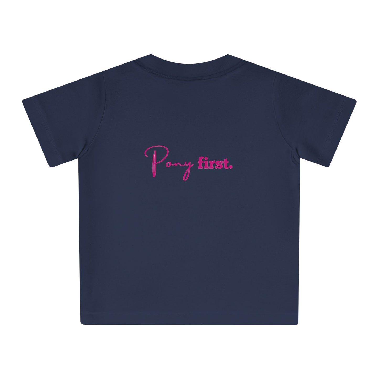 Pony First Baby T-Shirt – Pferdeliebe Shirt | Reitsport Baby Outfit | Stall Mode 2026