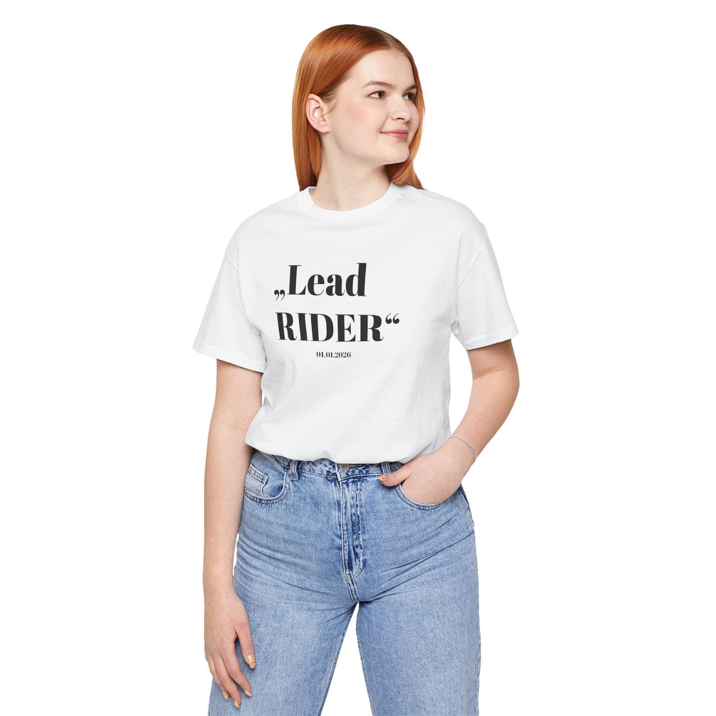 Lead Rider T‑Shirt — Maid of Honor Horse Girl Tee - Bridal Party Equestrian Shirt - Couture Cavalli