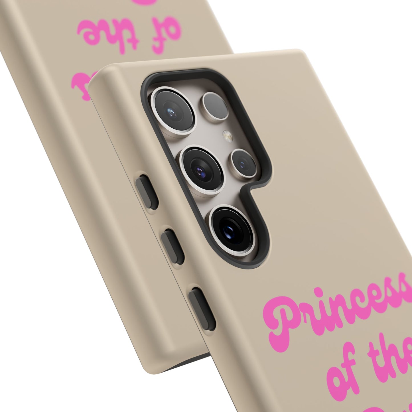 Phone Case — "Princess of the Barn" Pink Script Protective Tough Case