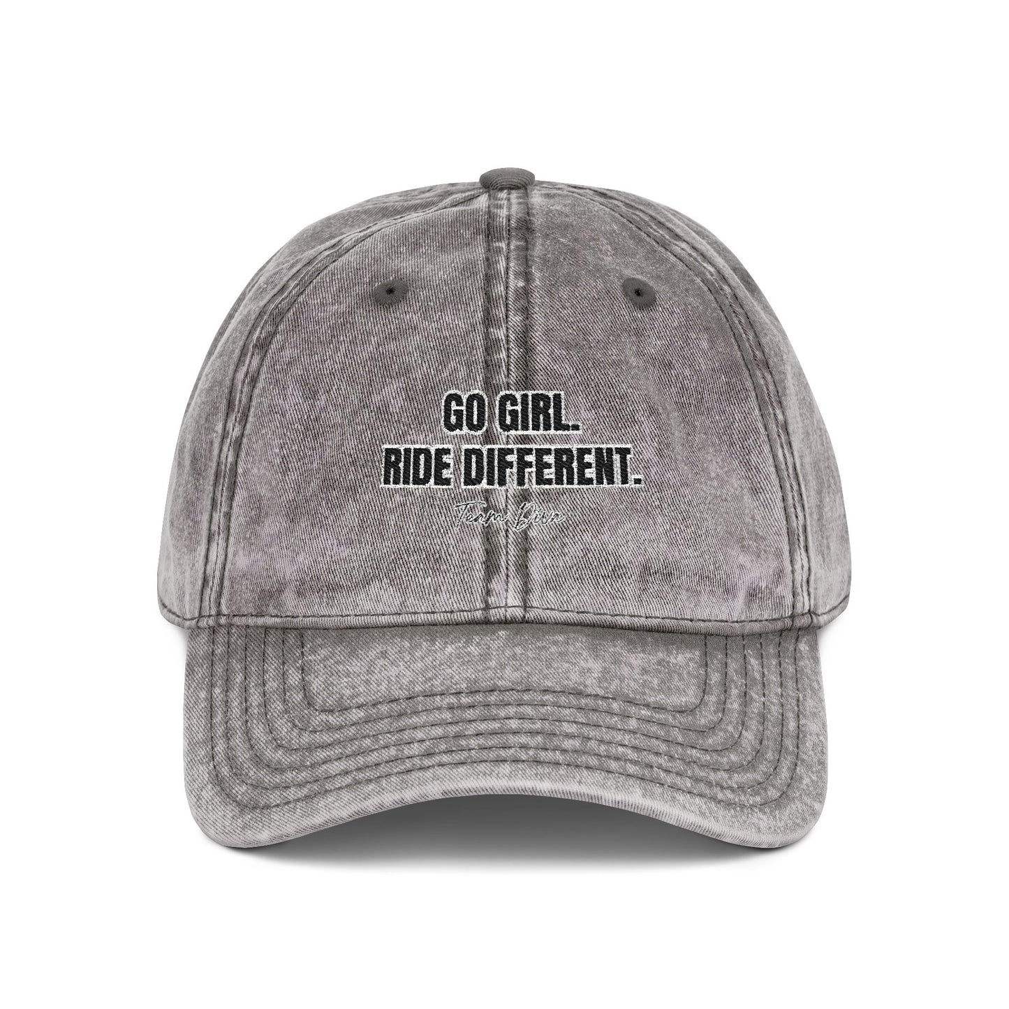 Go Girl. Ride Different Cappy personalisiert