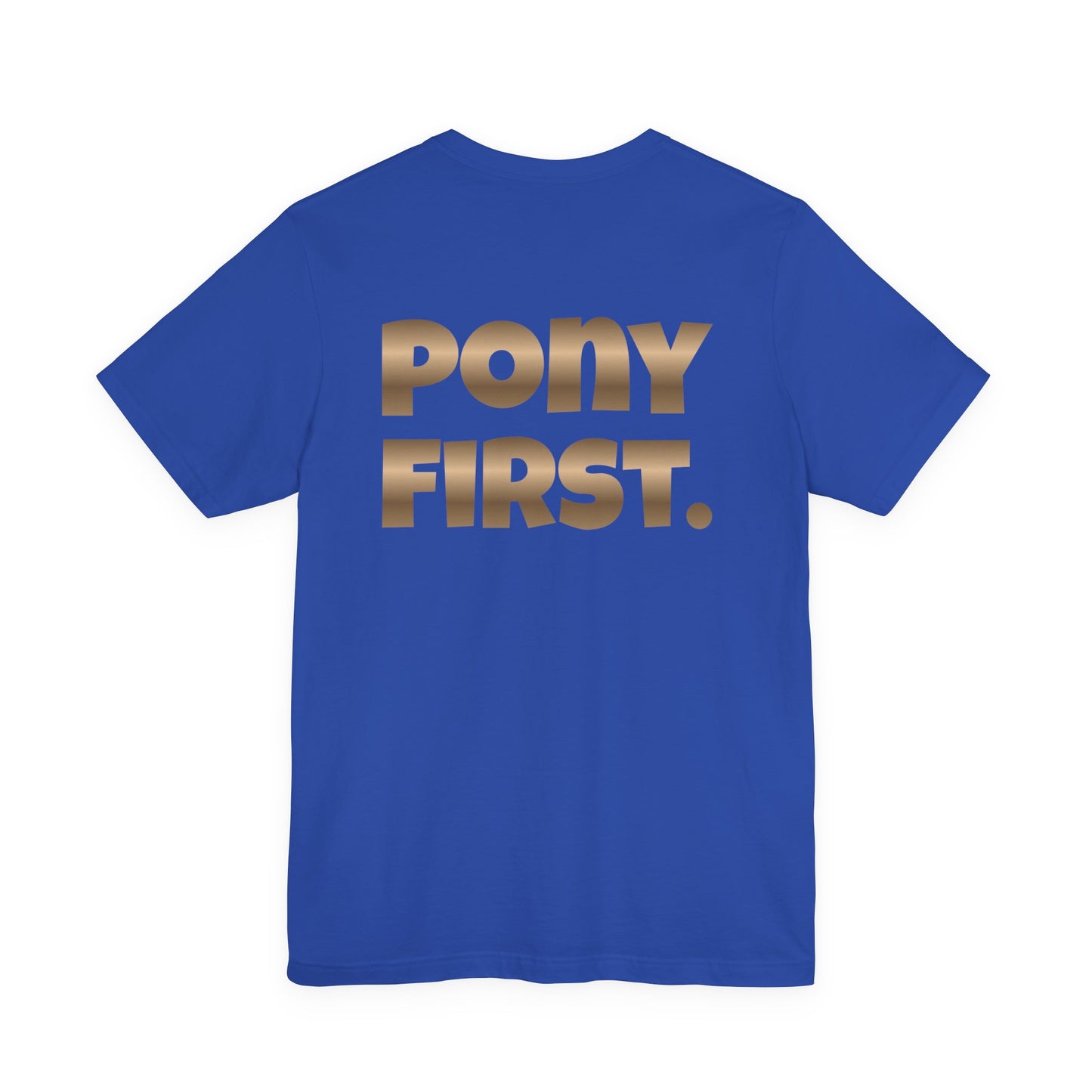 Pony First T-Shirt mit Rückenprint I auf Wunsch mit Ponyname personalisiert