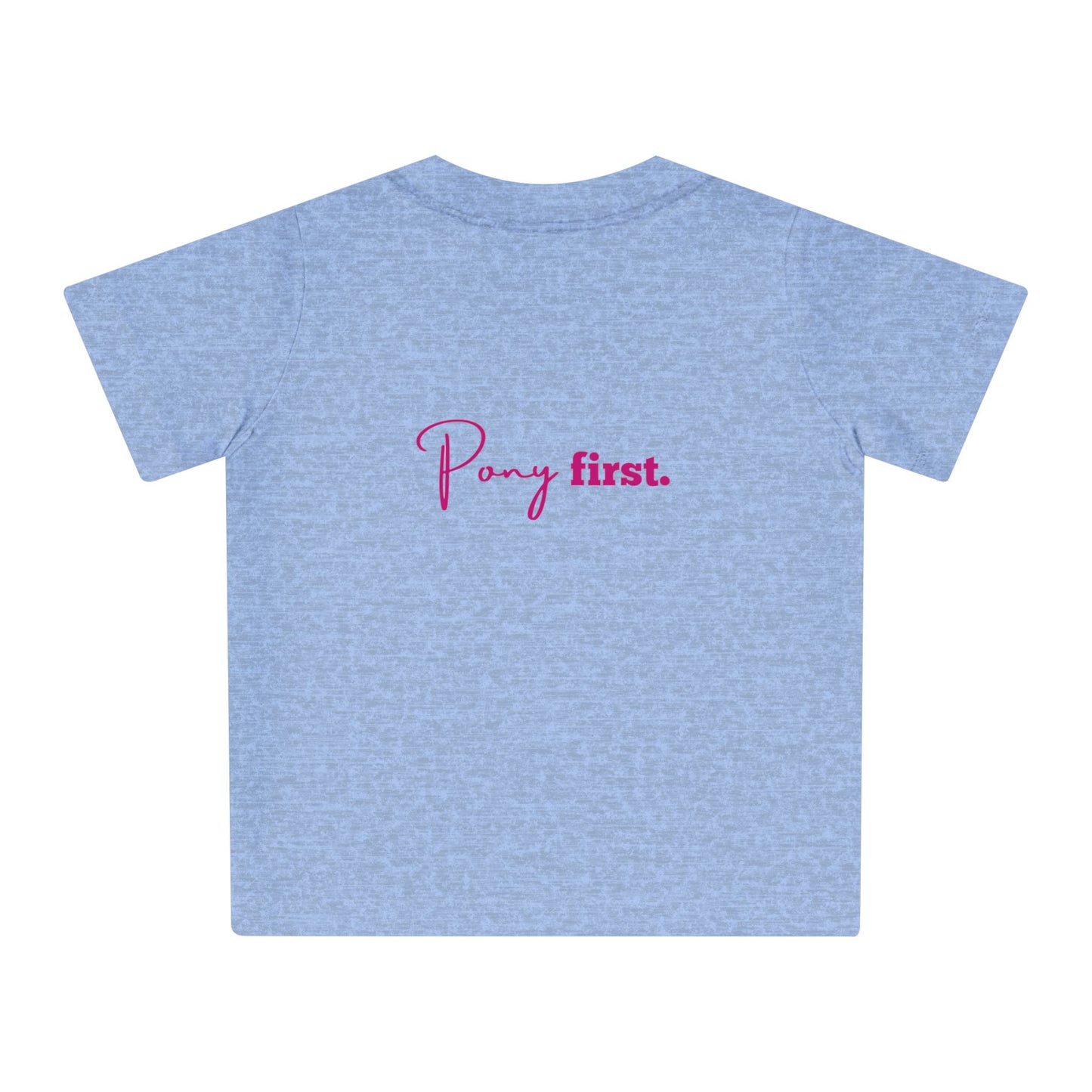 Pony First Baby T-Shirt – Pferdeliebe Shirt | Reitsport Baby Outfit | Stall Mode 2026