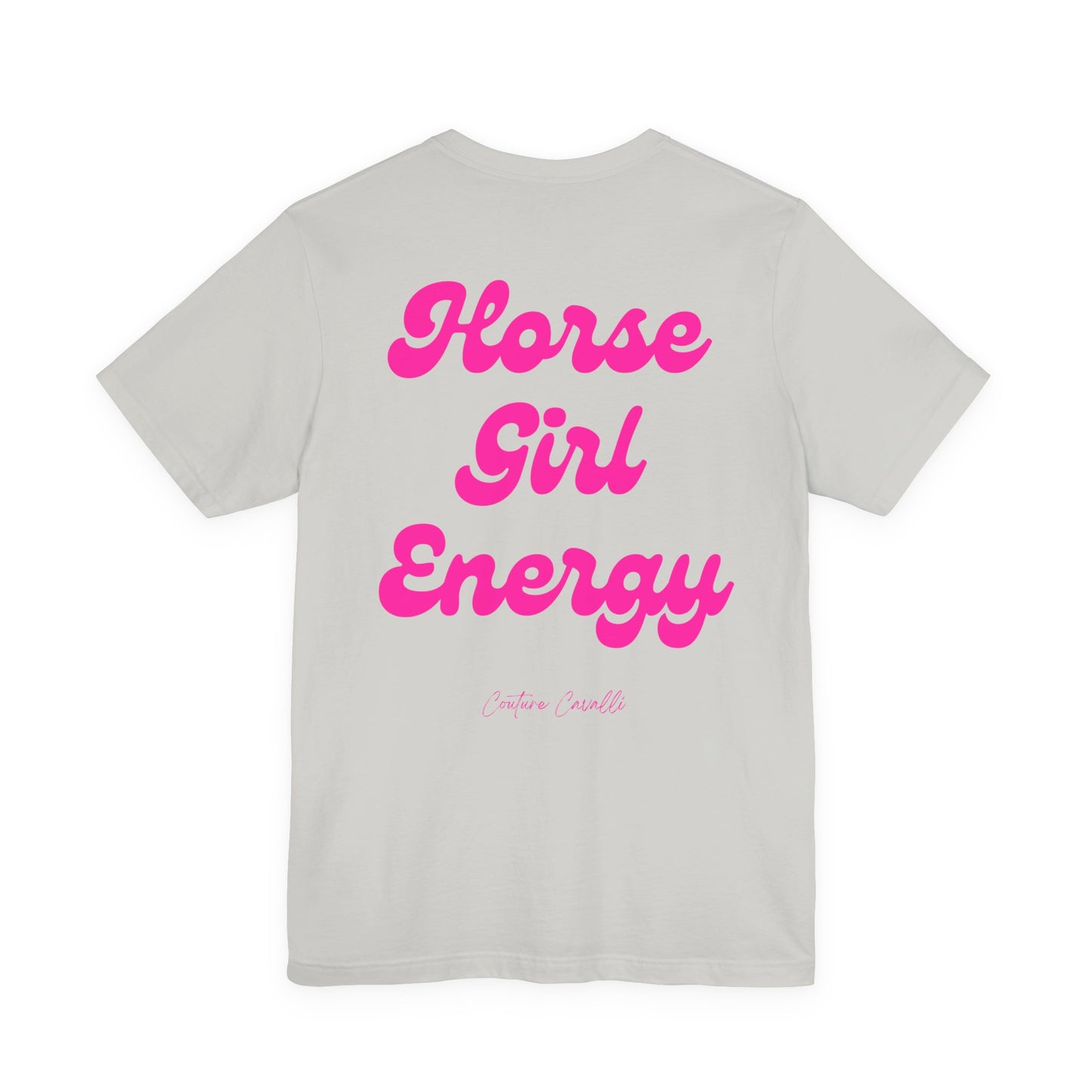 Horse Girl Energy T-Shirt – Ästhetisches Reiter Shirt für Pferdemädchen und Reiterinnen