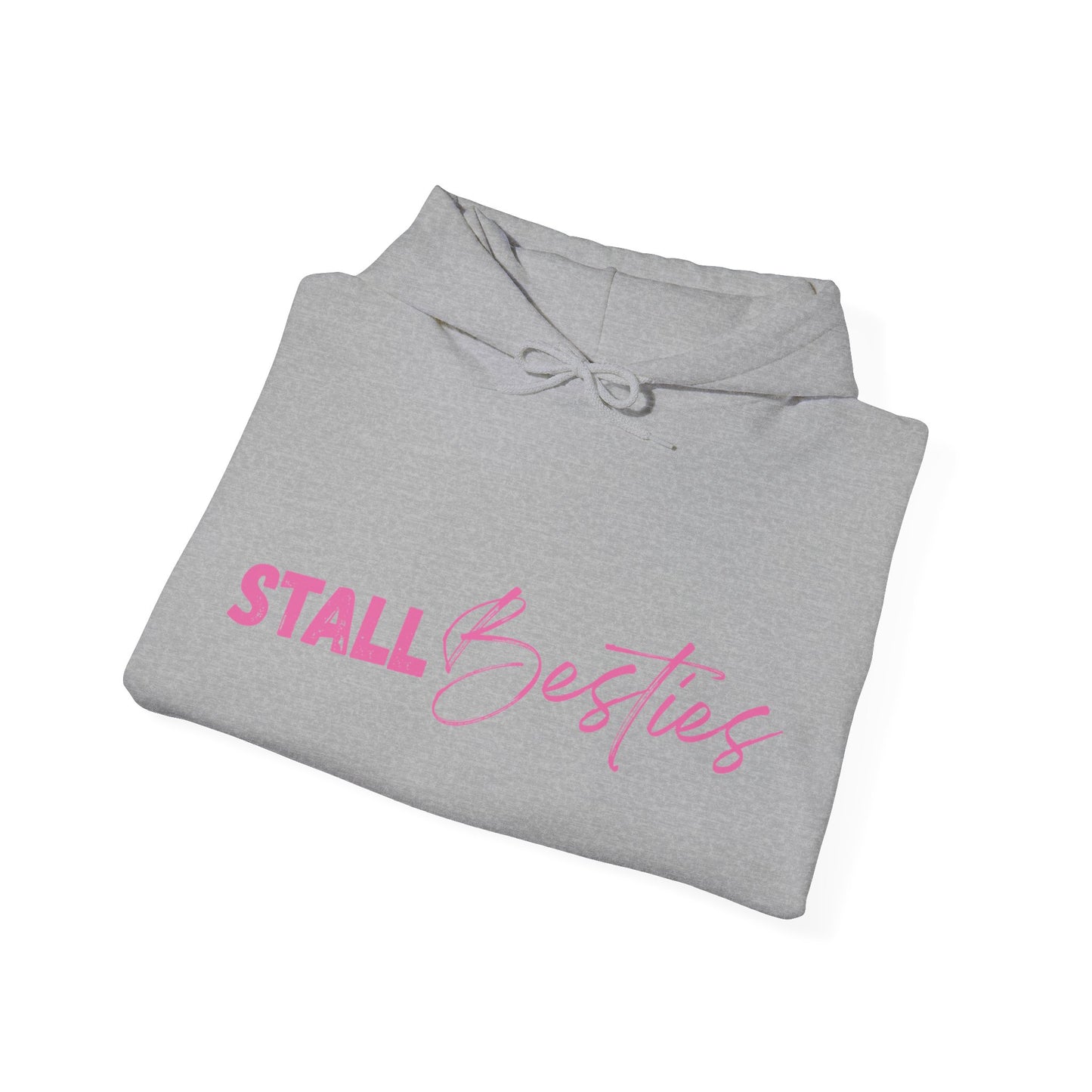 Stall Besties Hoodie | Pferde Hoodie für beste Stallfreunde - Reit Hoodie mit pinke Print - Geschenk für Reiterinnen