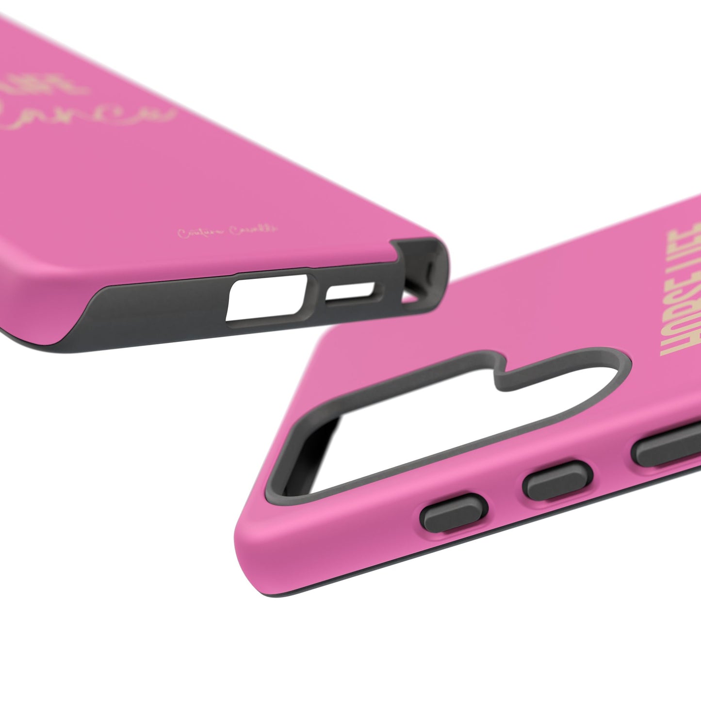 Horse Life Balance Phone Case - Pink Tough Protective Cover