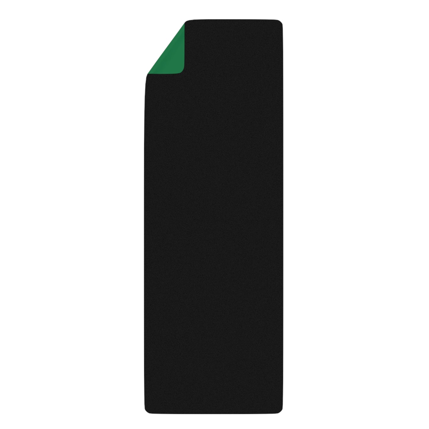 Rubber Yoga Mat — "Breath Like Your Horse" Non-Slip Green Fitness Mat for Equestrian & Yoga Lovers