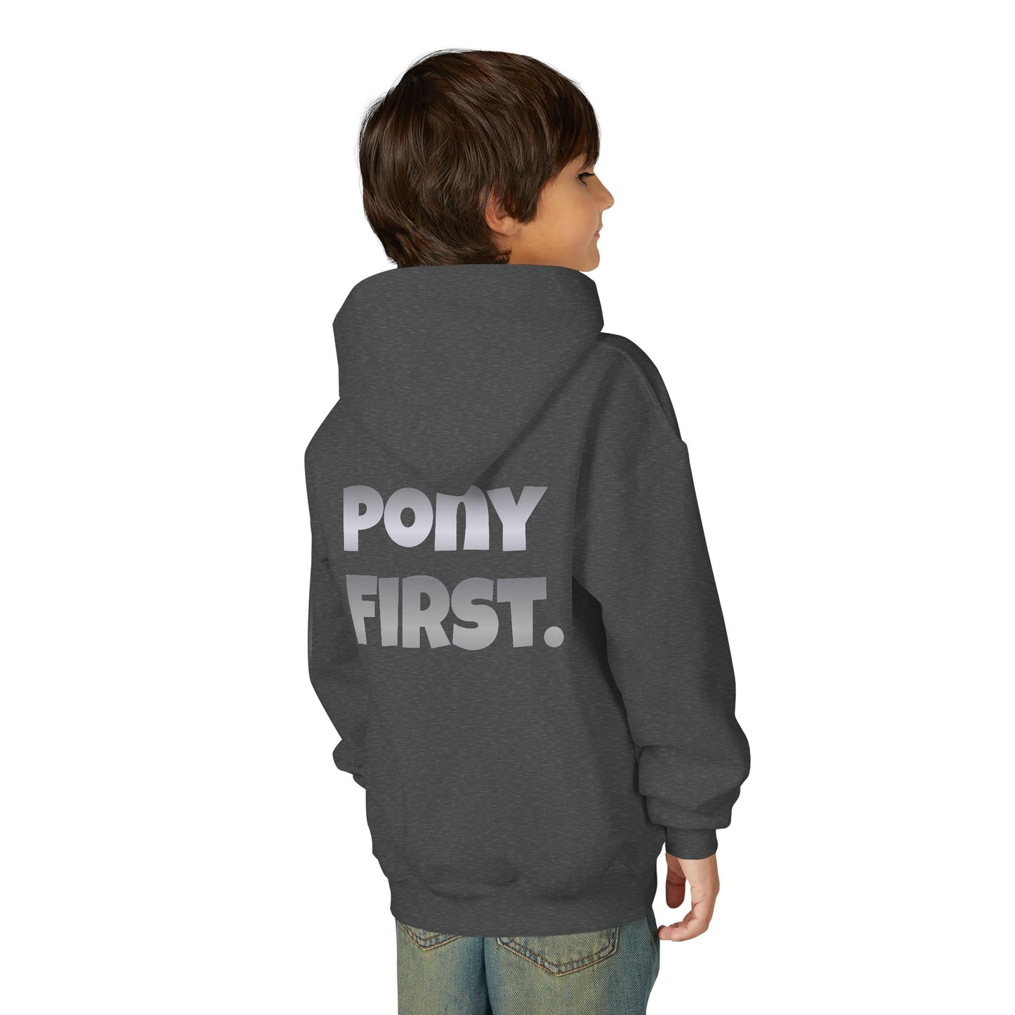Pony First Kinder-Hoodie – Personalisiert für kleine Stallhelden