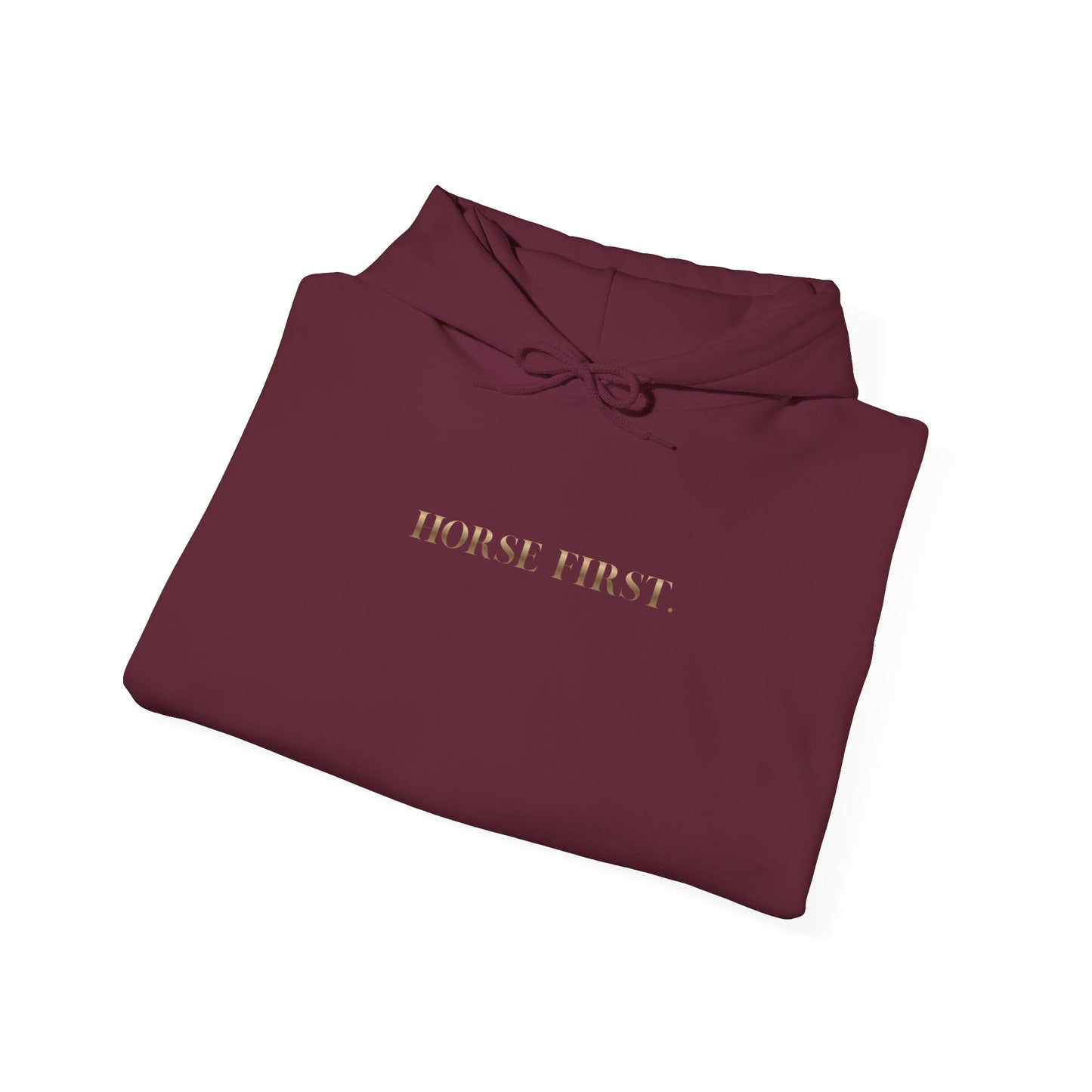 Hoodie — 'Horse First' Minimalist Equestrian Pullover