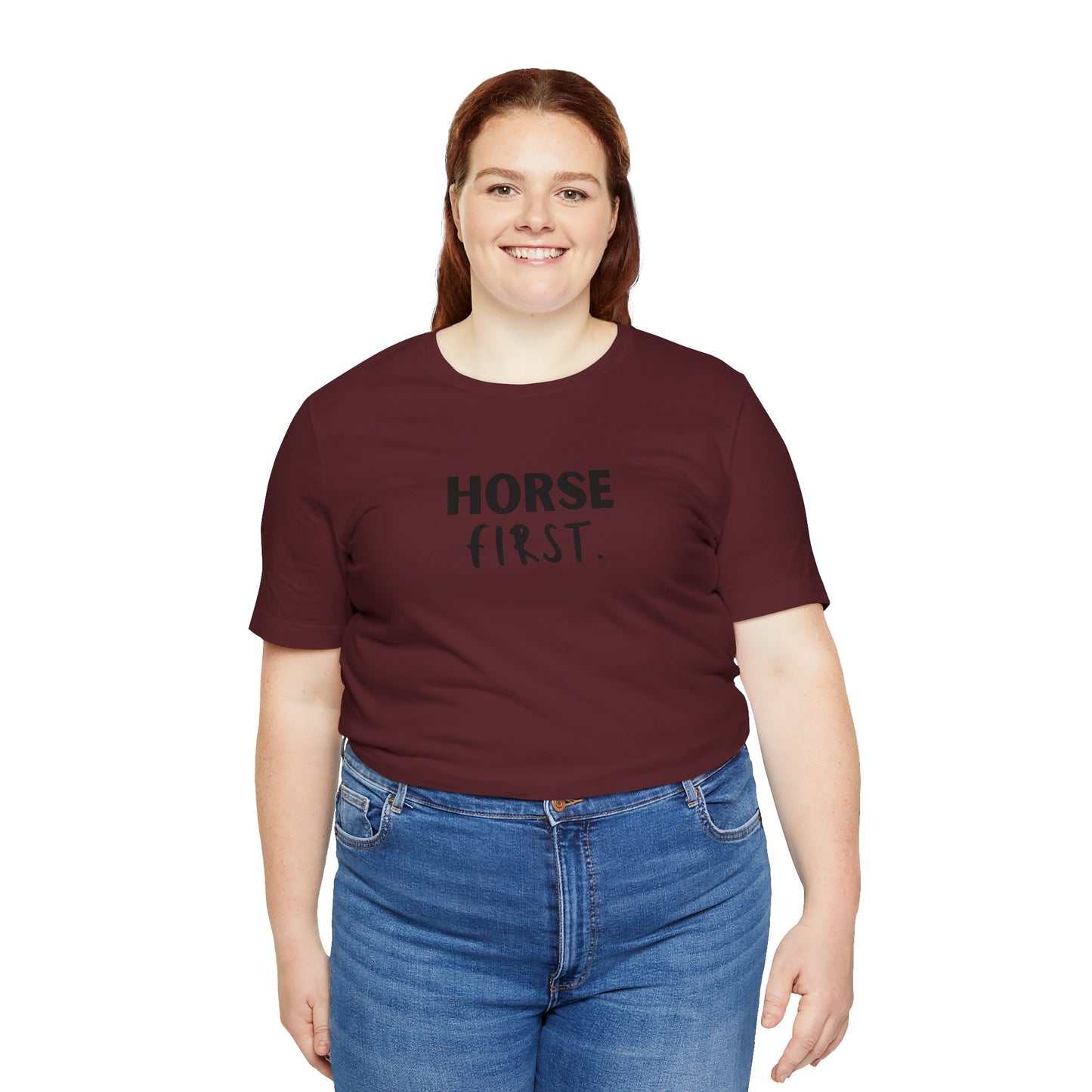 Horse First T-Shirt für Damen – Dein Herz schlägt für dein Pferd