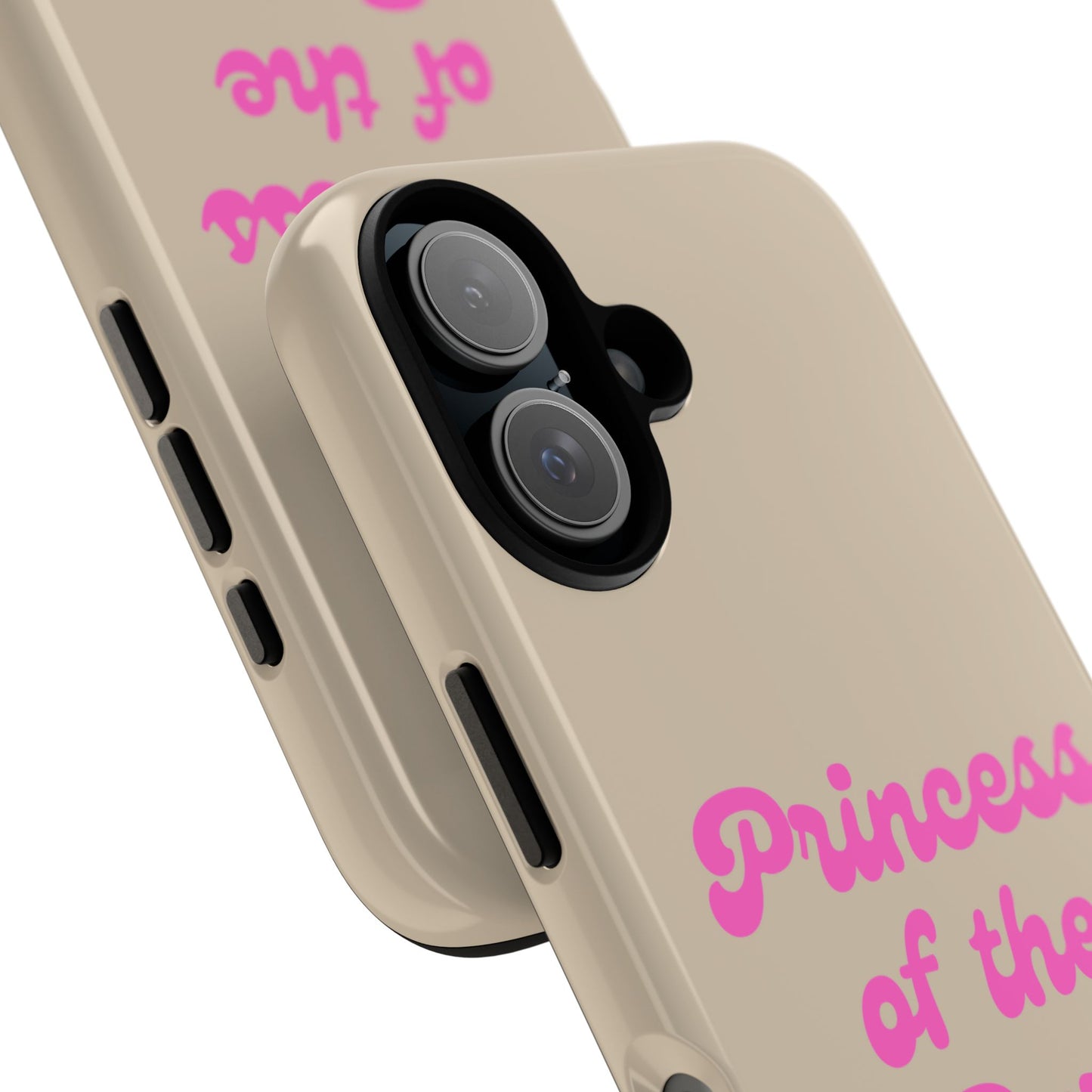 Phone Case — "Princess of the Barn" Pink Script Protective Tough Case