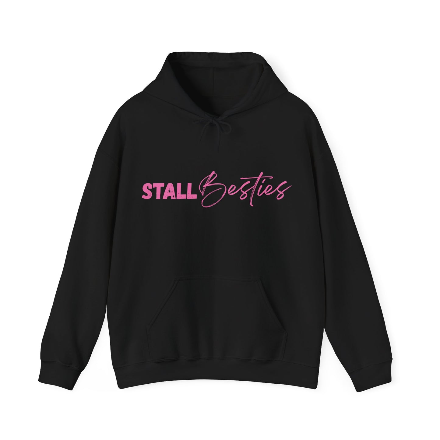 Stall Besties Hoodie | Pferde Hoodie für beste Stallfreunde - Reit Hoodie mit pinke Print - Geschenk für Reiterinnen