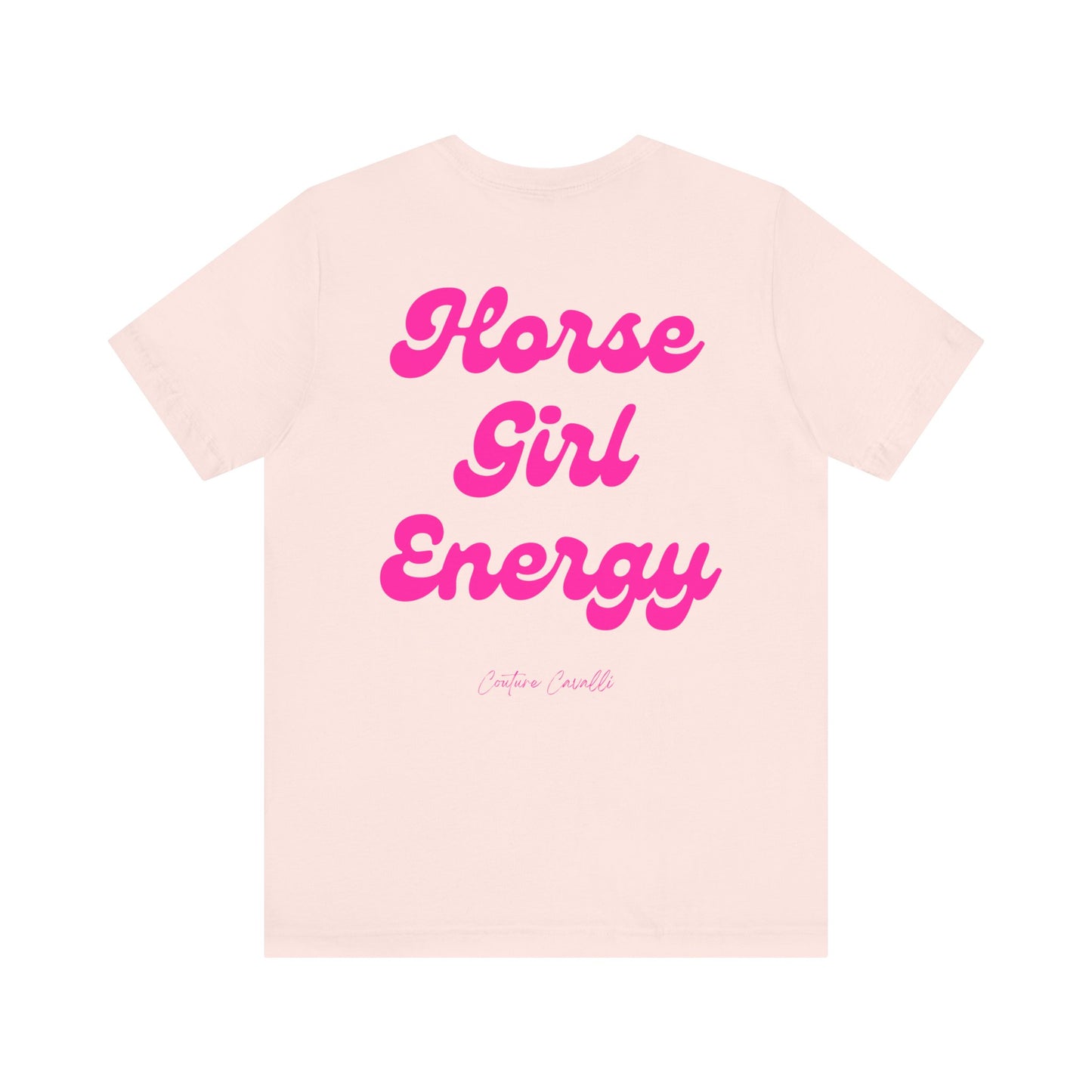 Horse Girl Energy T-Shirt – Ästhetisches Reiter Shirt für Pferdemädchen und Reiterinnen