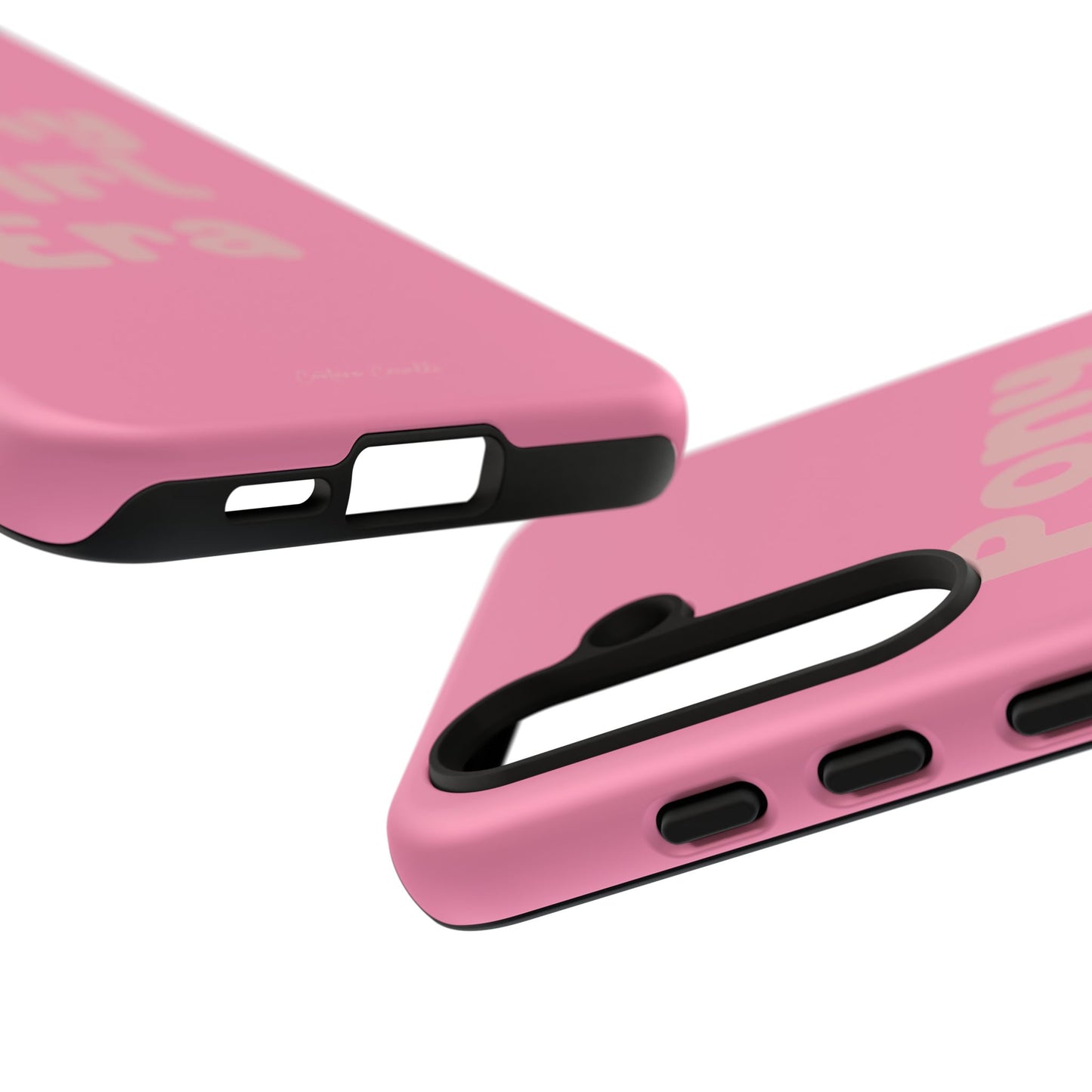 Pony Girl Era Phone Case — Pink Retro Text Protective Tough Case