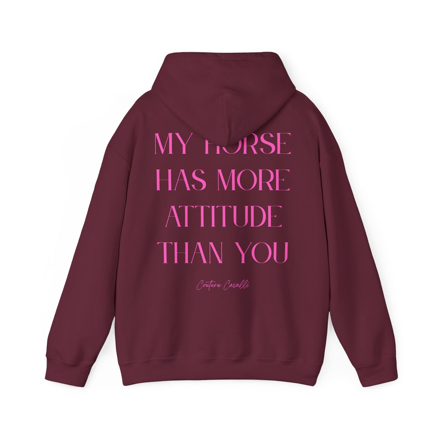 Horse Attitude Hoodie — My Horse Has More Attitude Than You