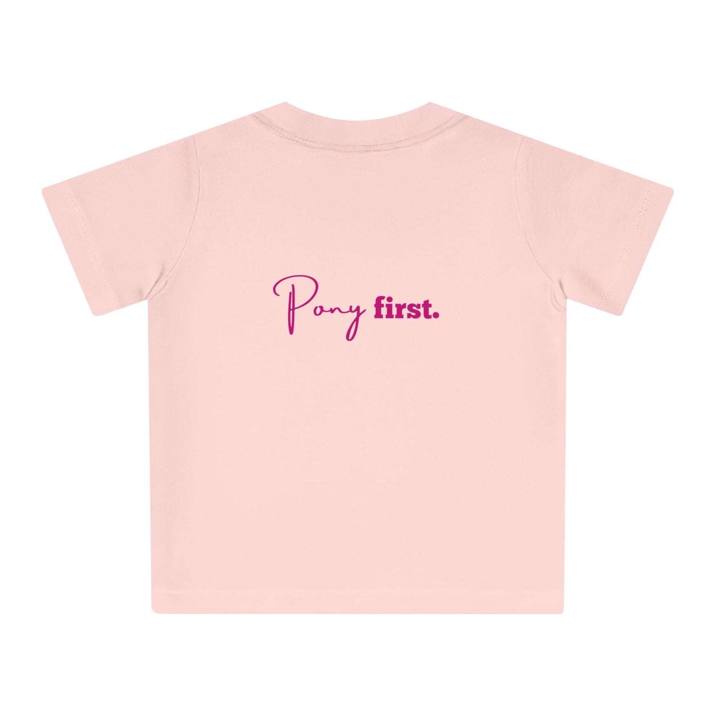 Pony First Baby T-Shirt – Pferdeliebe Shirt | Reitsport Baby Outfit | Stall Mode 2026