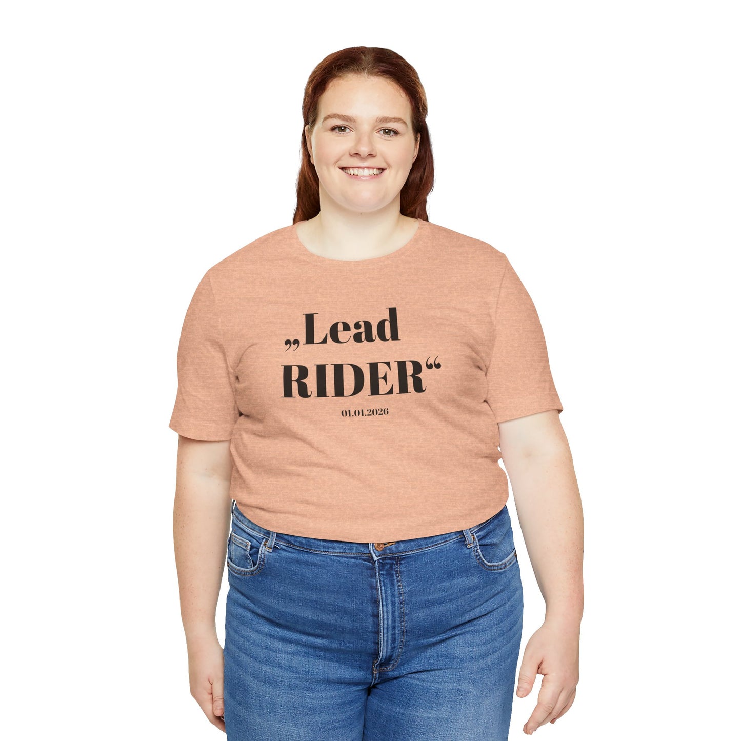 Lead Rider T‑Shirt — Maid of Honor Horse Girl Tee - Bridal Party Equestrian Shirt - Couture Cavalli