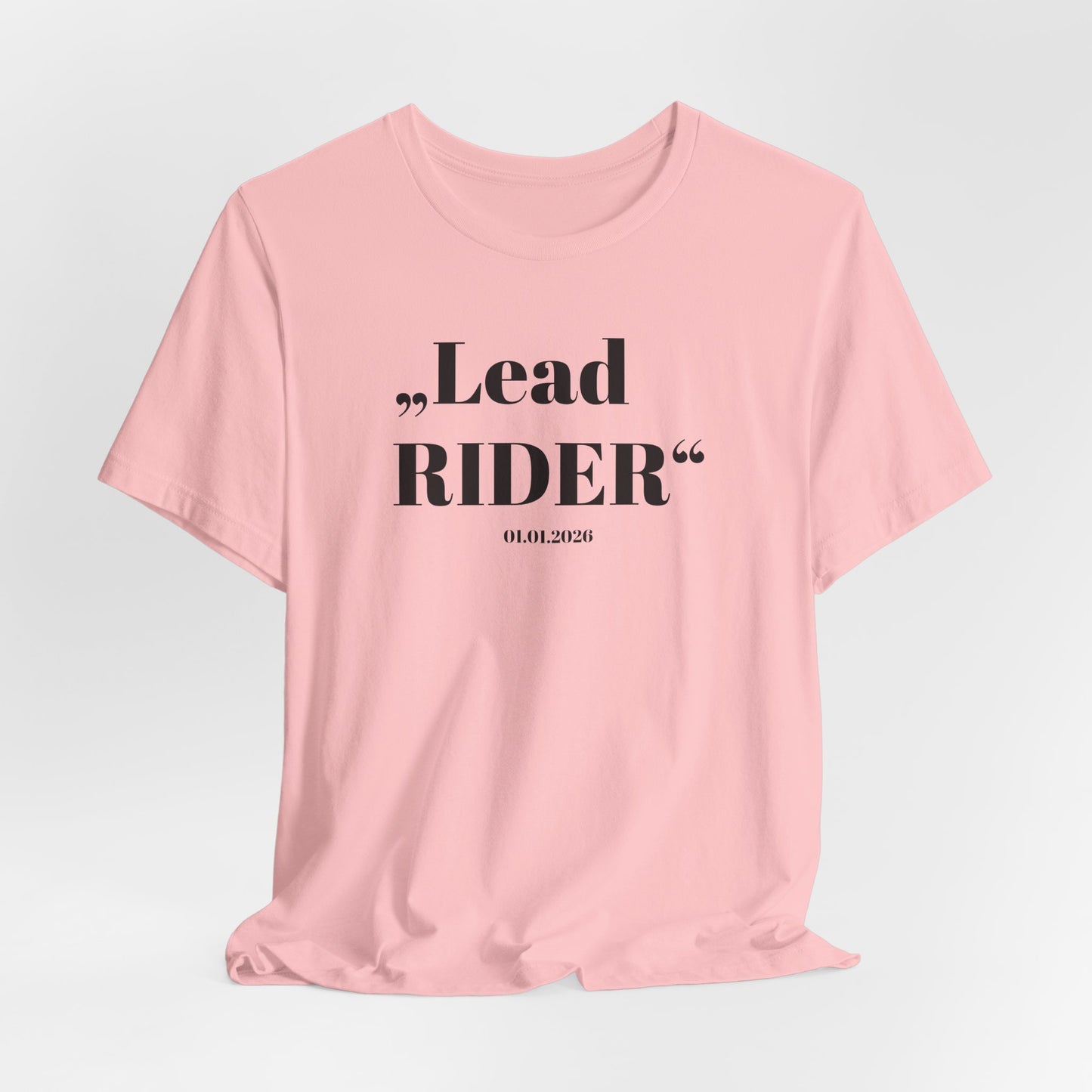 Lead Rider T‑Shirt — Maid of Honor Horse Girl Tee - Bridal Party Equestrian Shirt - Couture Cavalli