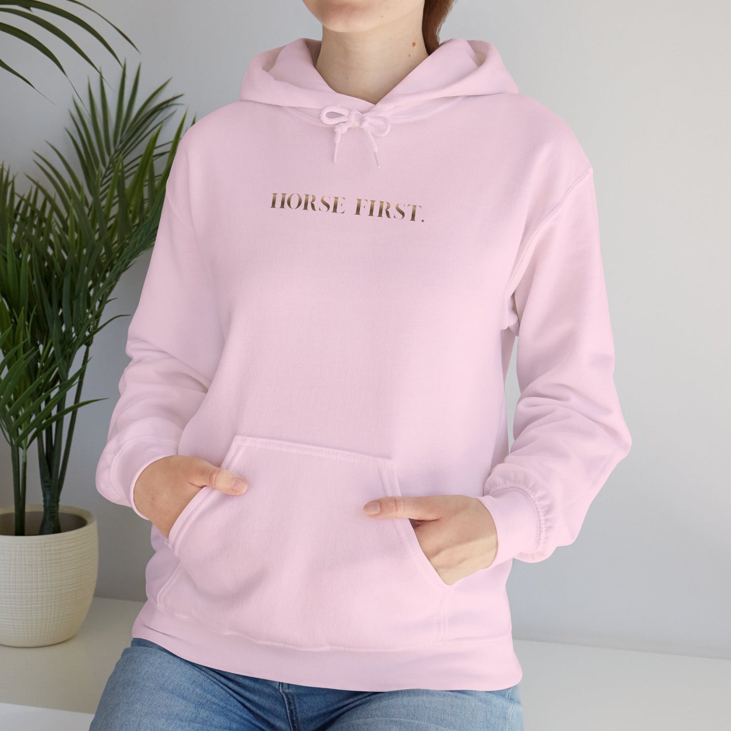 Hoodie — 'Horse First' Minimalist Equestrian Pullover