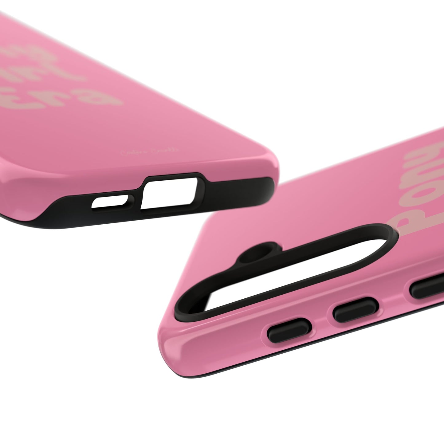 Pony Girl Era Phone Case — Pink Retro Text Protective Tough Case