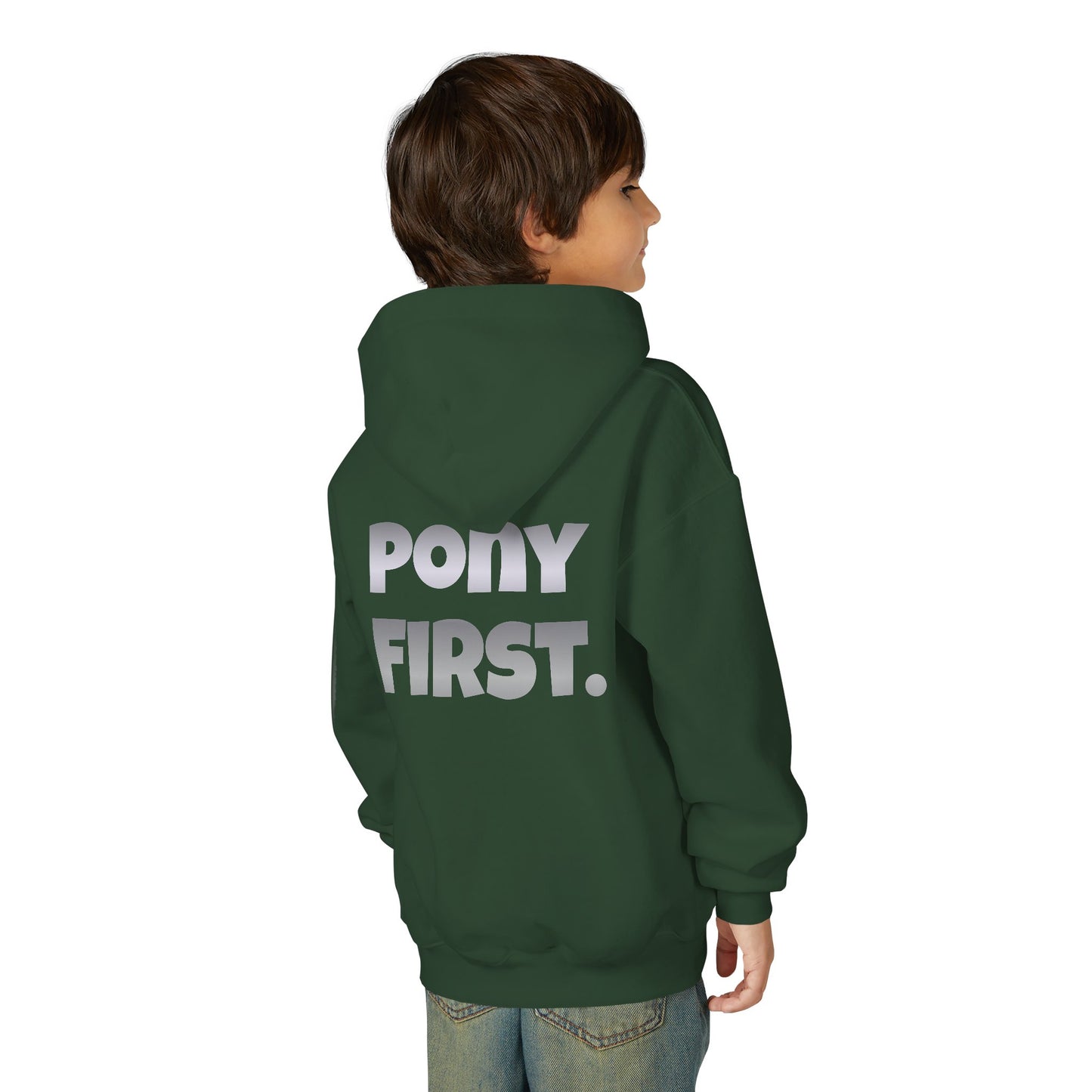Pony First Kinder-Hoodie – Personalisiert für kleine Stallhelden