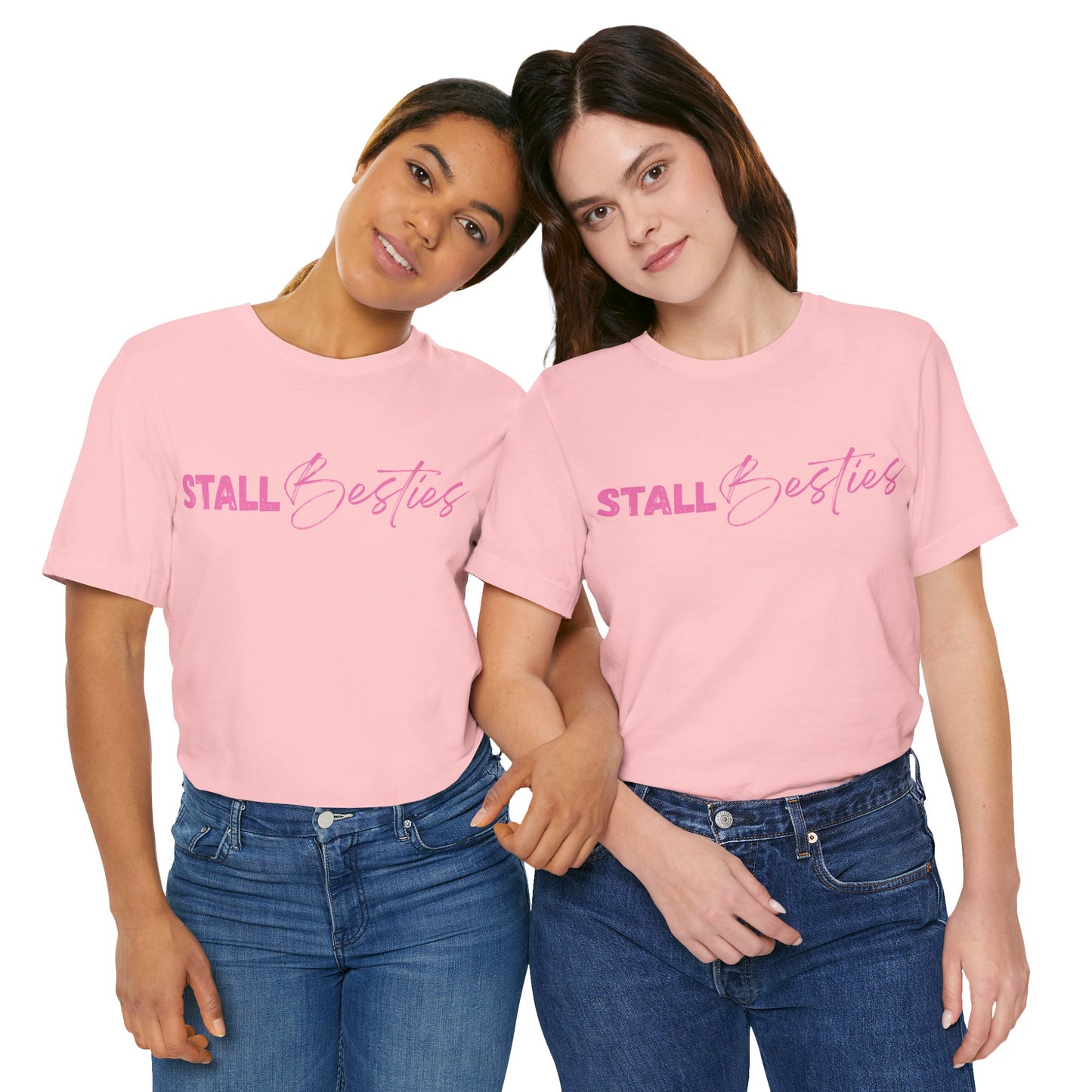Stall Besties T-Shirt - Statement T-Shirt für echte PferdemädchenI Trend Reitstall Fashion für Horselover