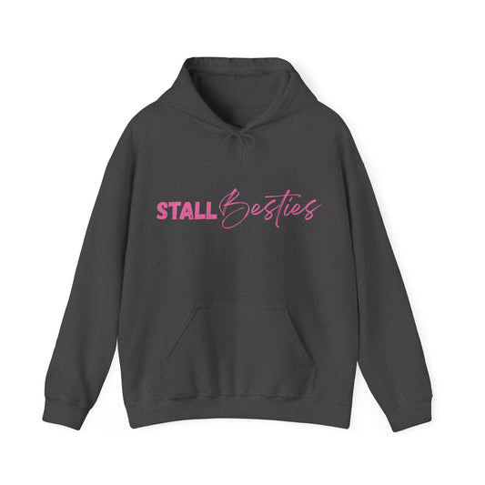 Stall Besties Hoodie | Pferde Hoodie für beste Stallfreunde - Reit Hoodie mit pinke Print - Geschenk für Reiterinnen