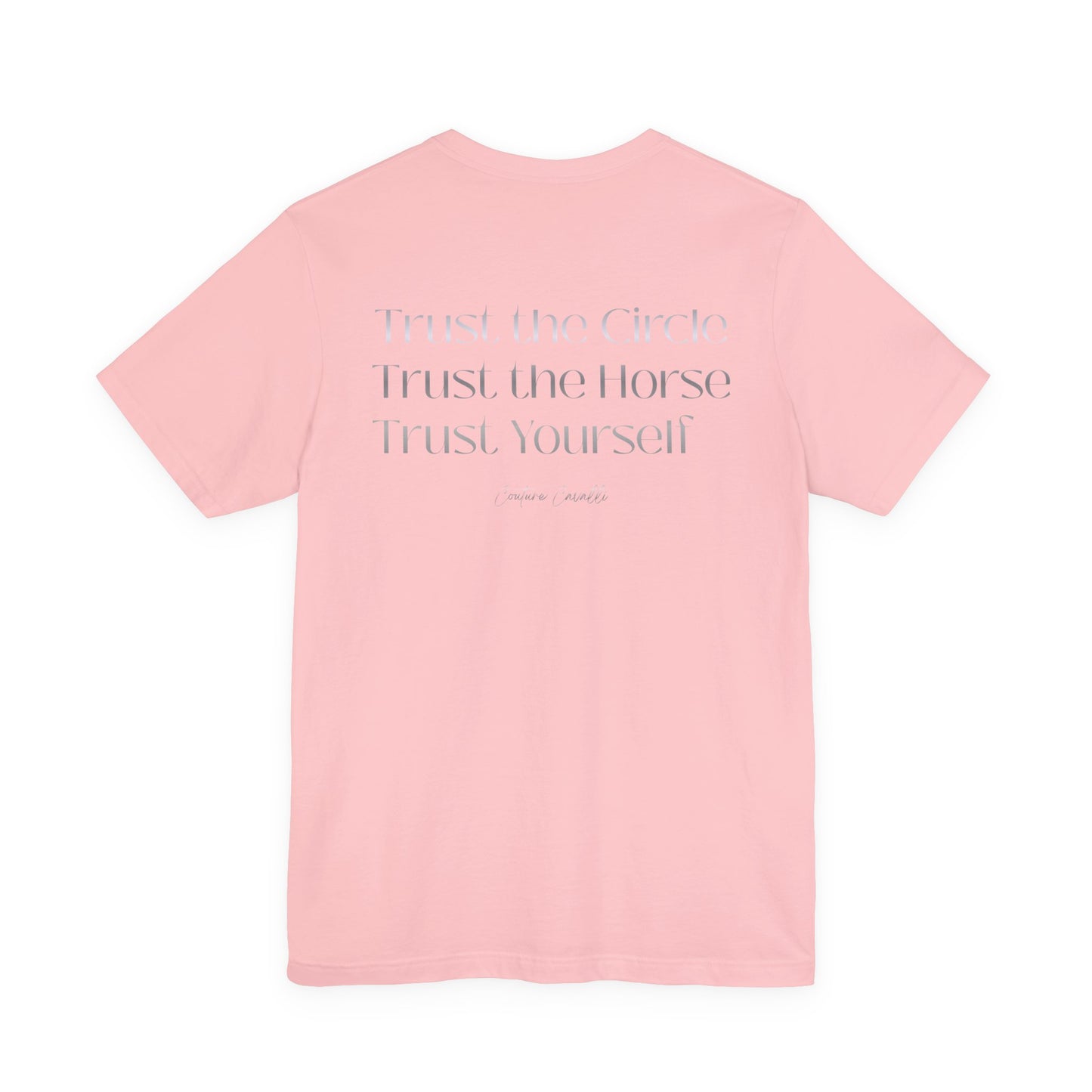 Trust the Circle Voltigieren T-Shirt – Minimalistischer Statement Print