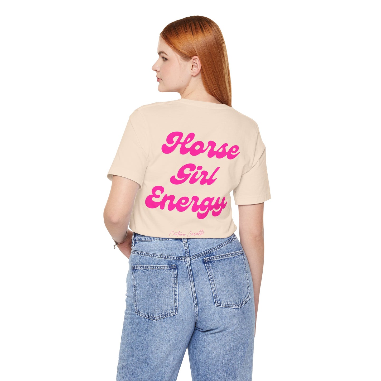 Horse Girl Energy T-Shirt – Ästhetisches Reiter Shirt für Pferdemädchen und Reiterinnen