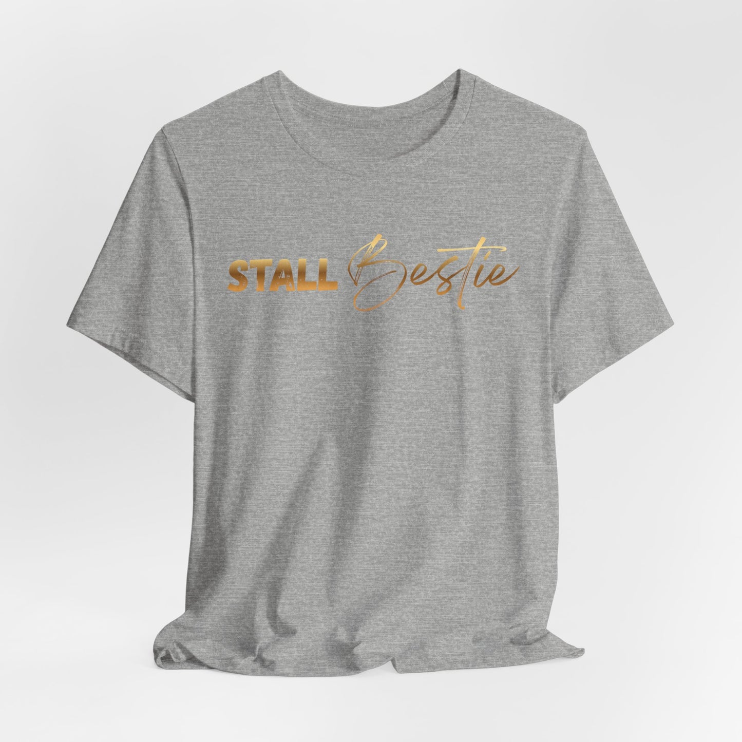 Stall Besties Damen T-Shirt – Beste Freundin im Reitstall | Pferde Liebe Statement | Reitsport Outfit