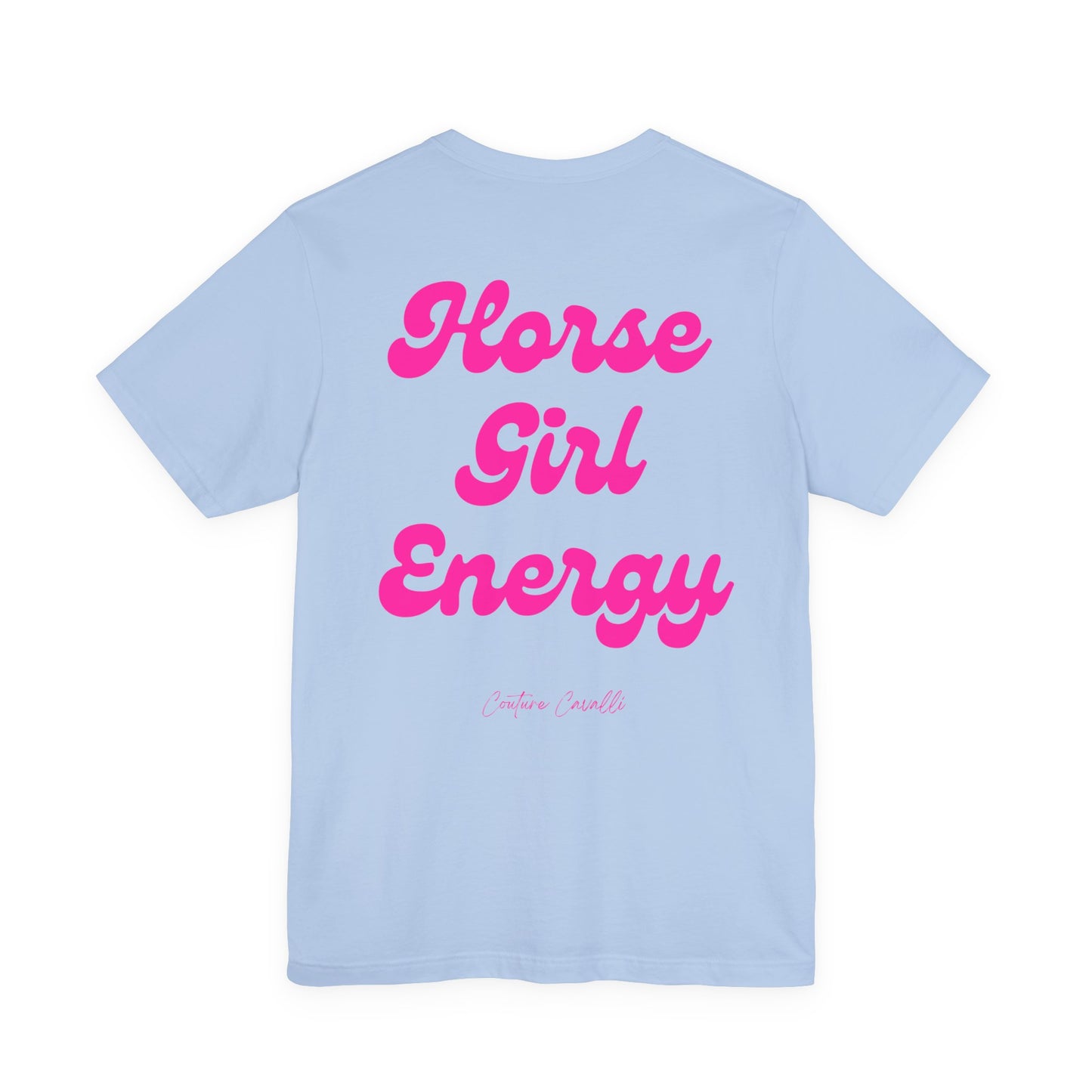 Horse Girl Energy T-Shirt – Ästhetisches Reiter Shirt für Pferdemädchen und Reiterinnen