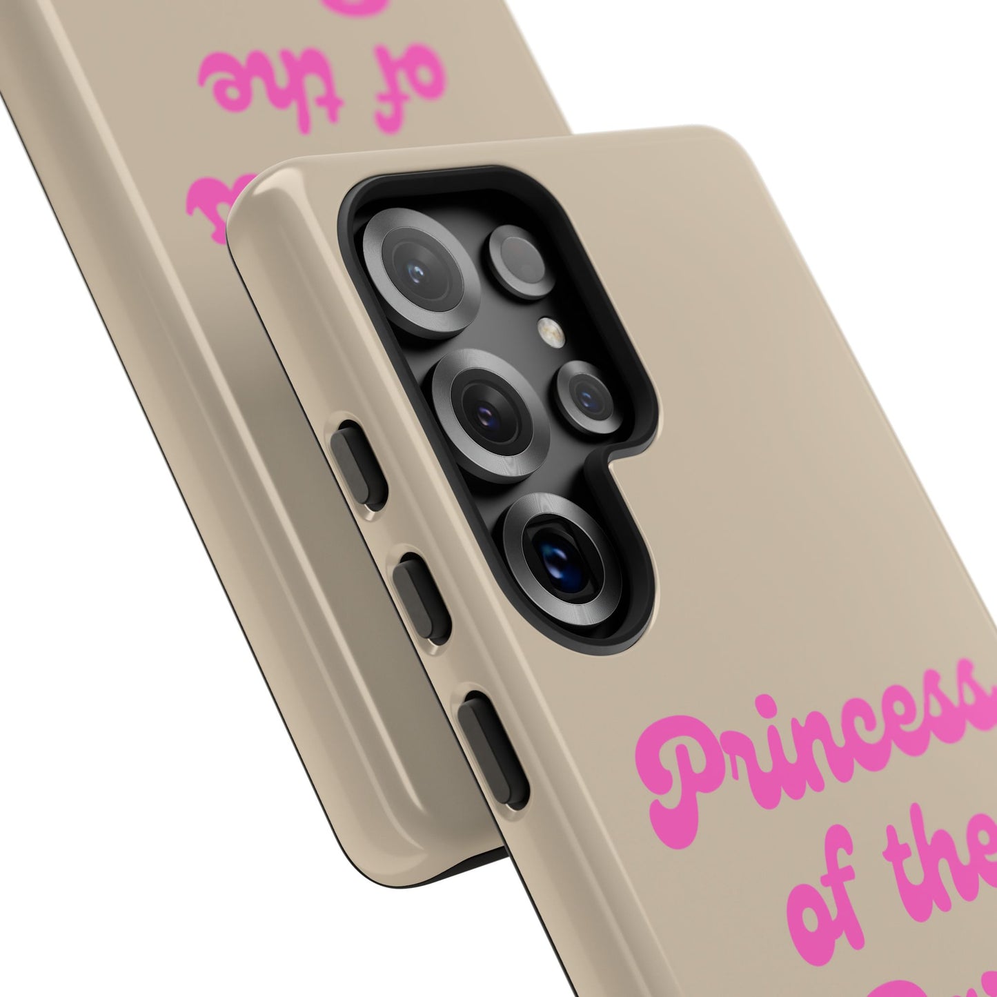 Phone Case — "Princess of the Barn" Pink Script Protective Tough Case