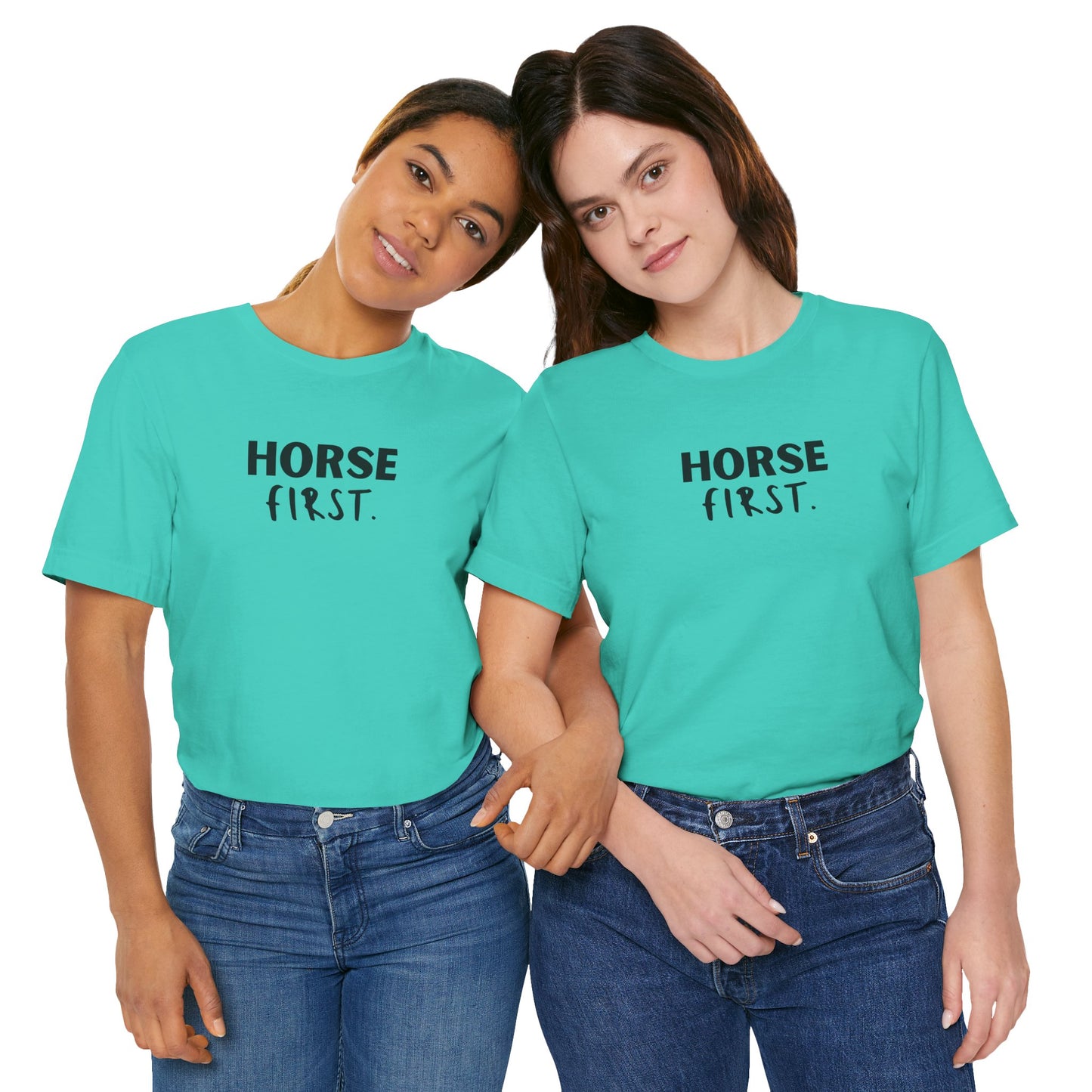 Horse First T-Shirt für Damen – Dein Herz schlägt für dein Pferd