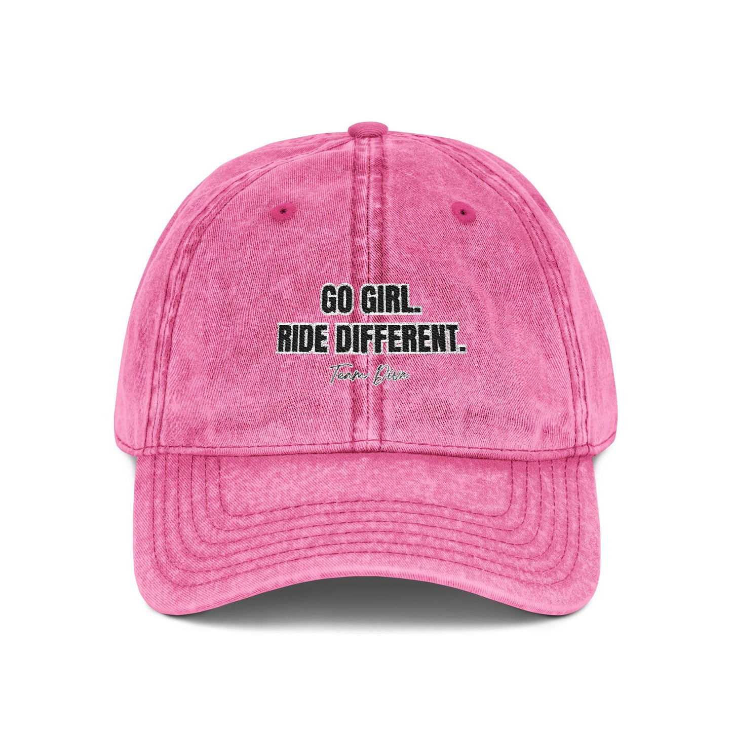 Go Girl. Ride Different Cappy personalisiert