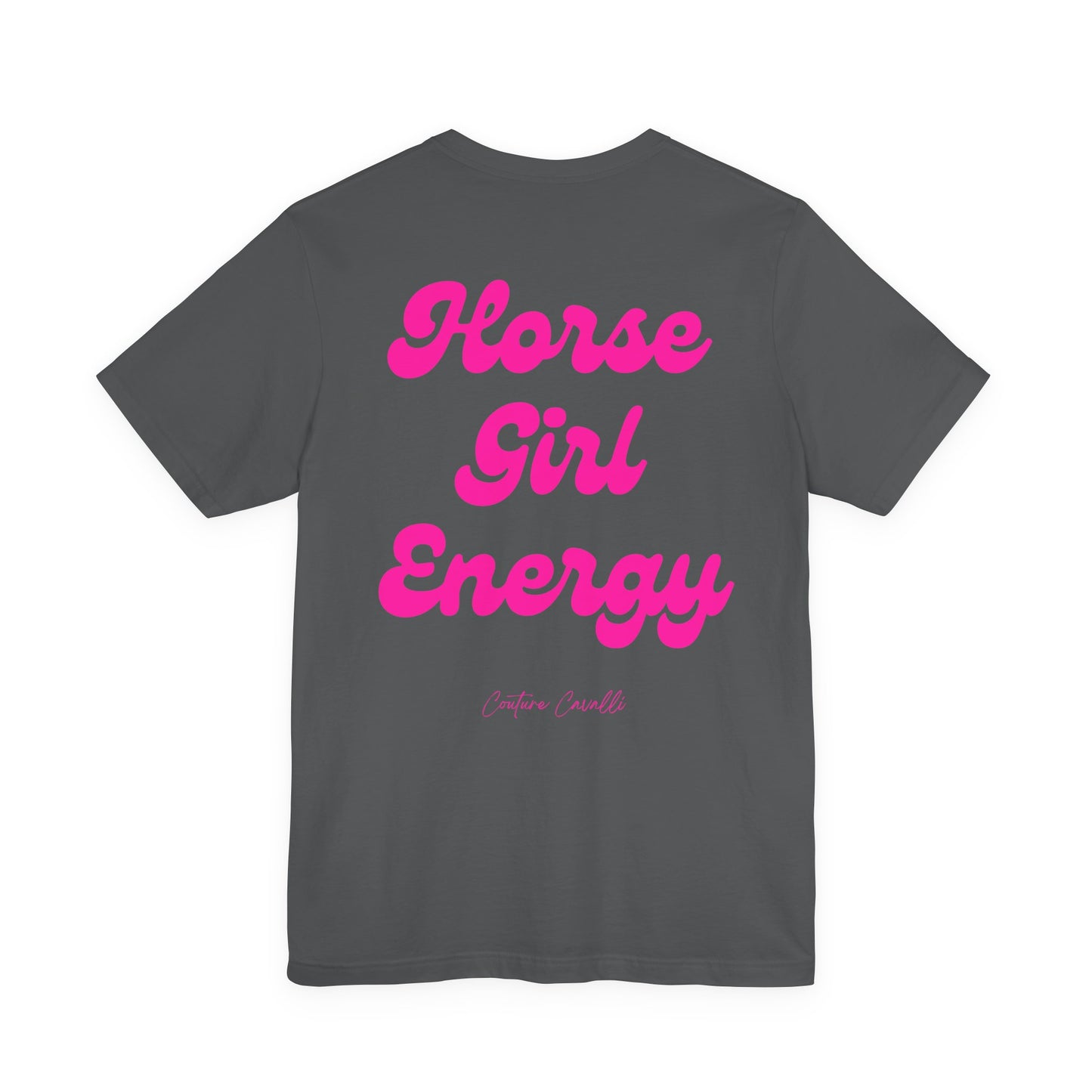 Horse Girl Energy T-Shirt – Ästhetisches Reiter Shirt für Pferdemädchen und Reiterinnen