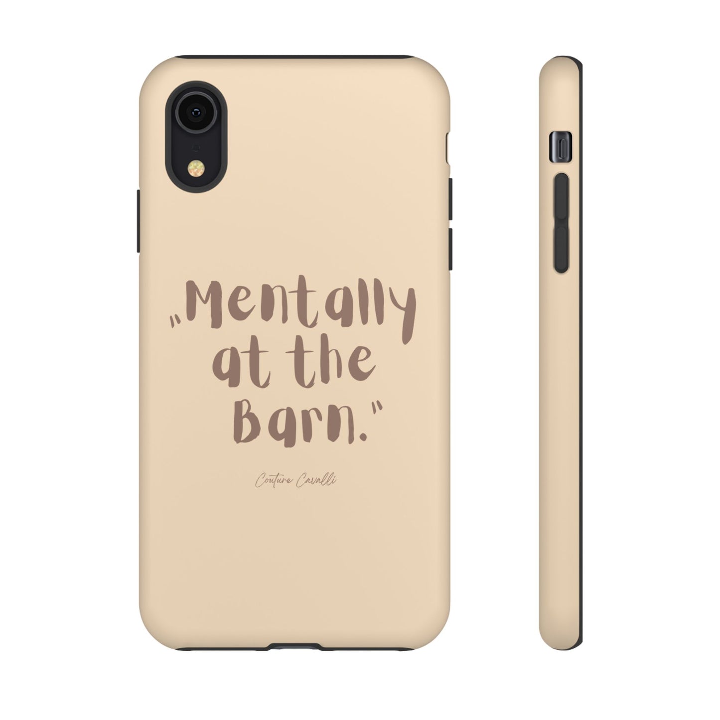 Phone Case — "Mentally at the Barn" Rustic Farmphone Protective Cover