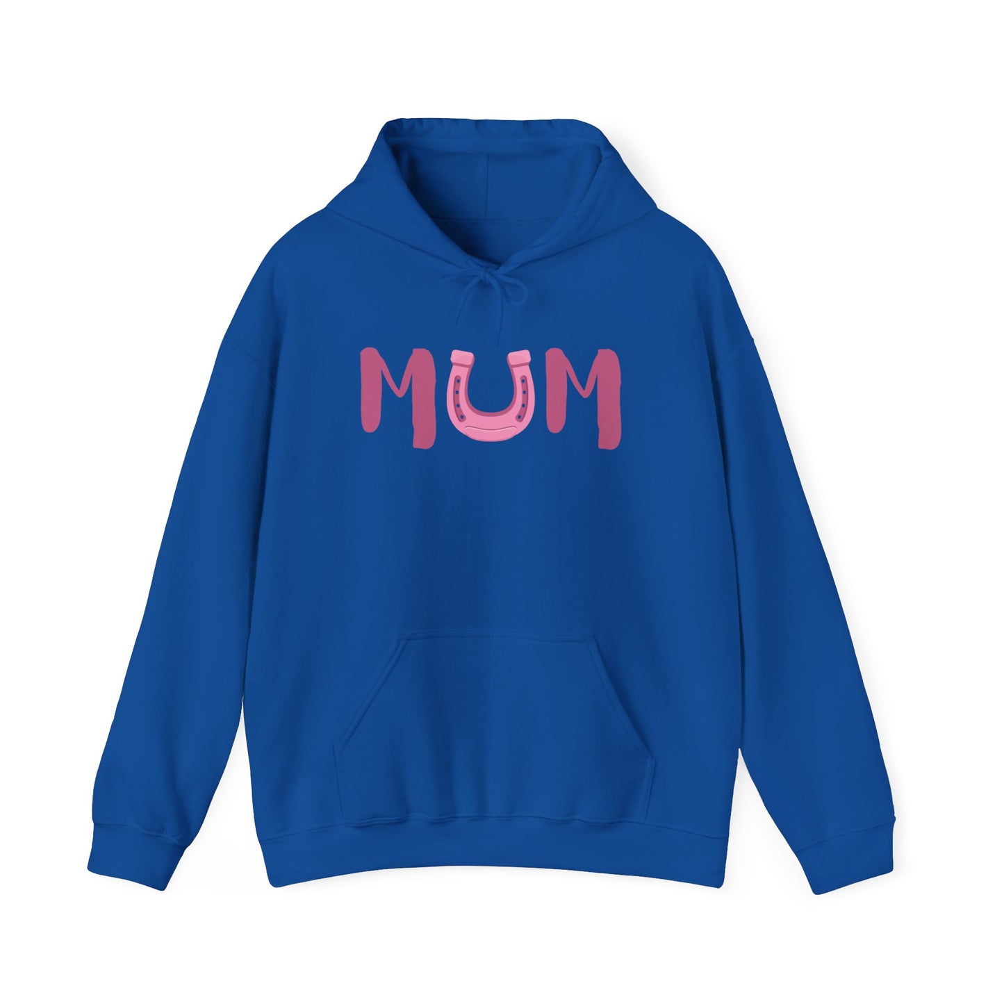 MUM Reitsport Hoodie personalisiert am Ärmel mit Pferdename – Pink Horse Mum Hoodie – emotionales Stall Statement