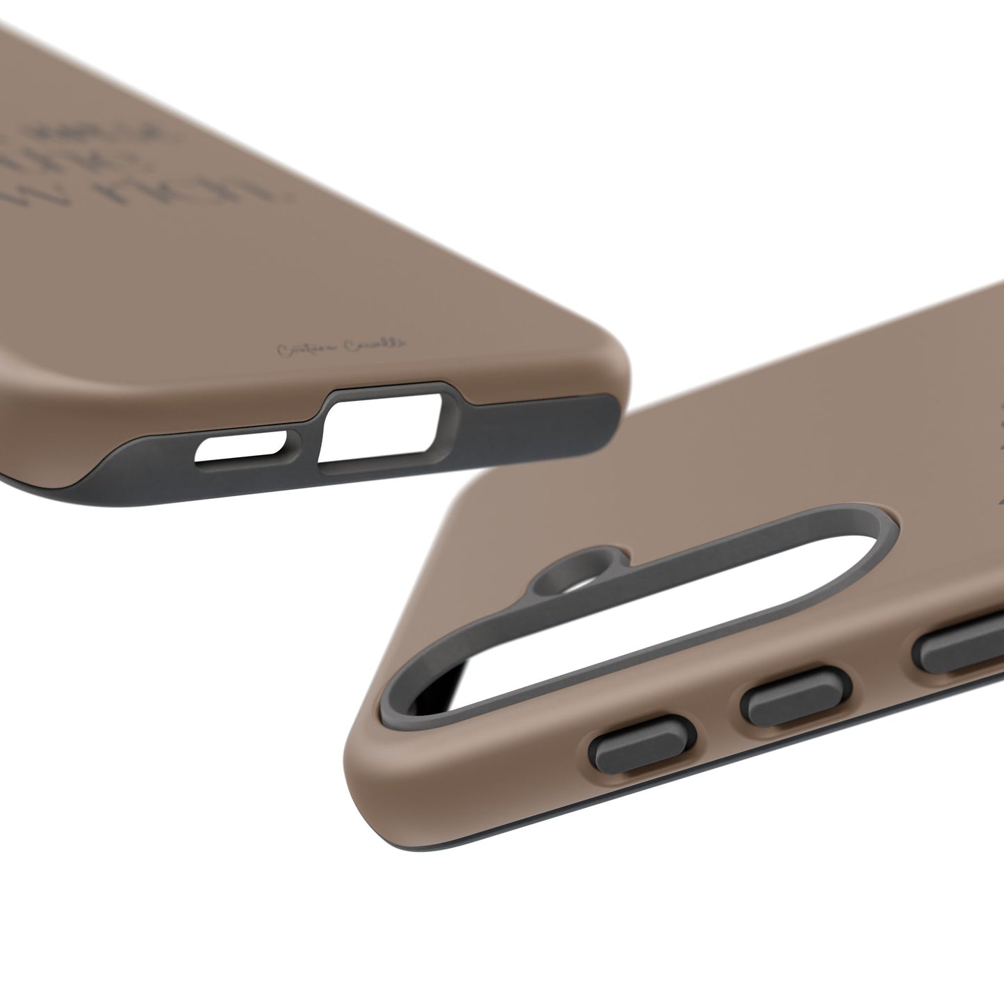 Phone Case — "A Happy Horse Is the New Rich" Brown Protective Case