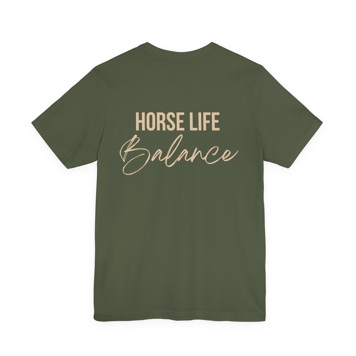 Horse Life Balance T-Shirt — Equestrian Casual Tee