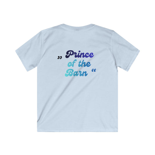 Prince of the Barn Shirt Kinder I Horse Boy Shirt I Pferde Jungen T-Shirt I Pony Geschenk Junge I Reiter Shirt Kinder I Couture Cavalli