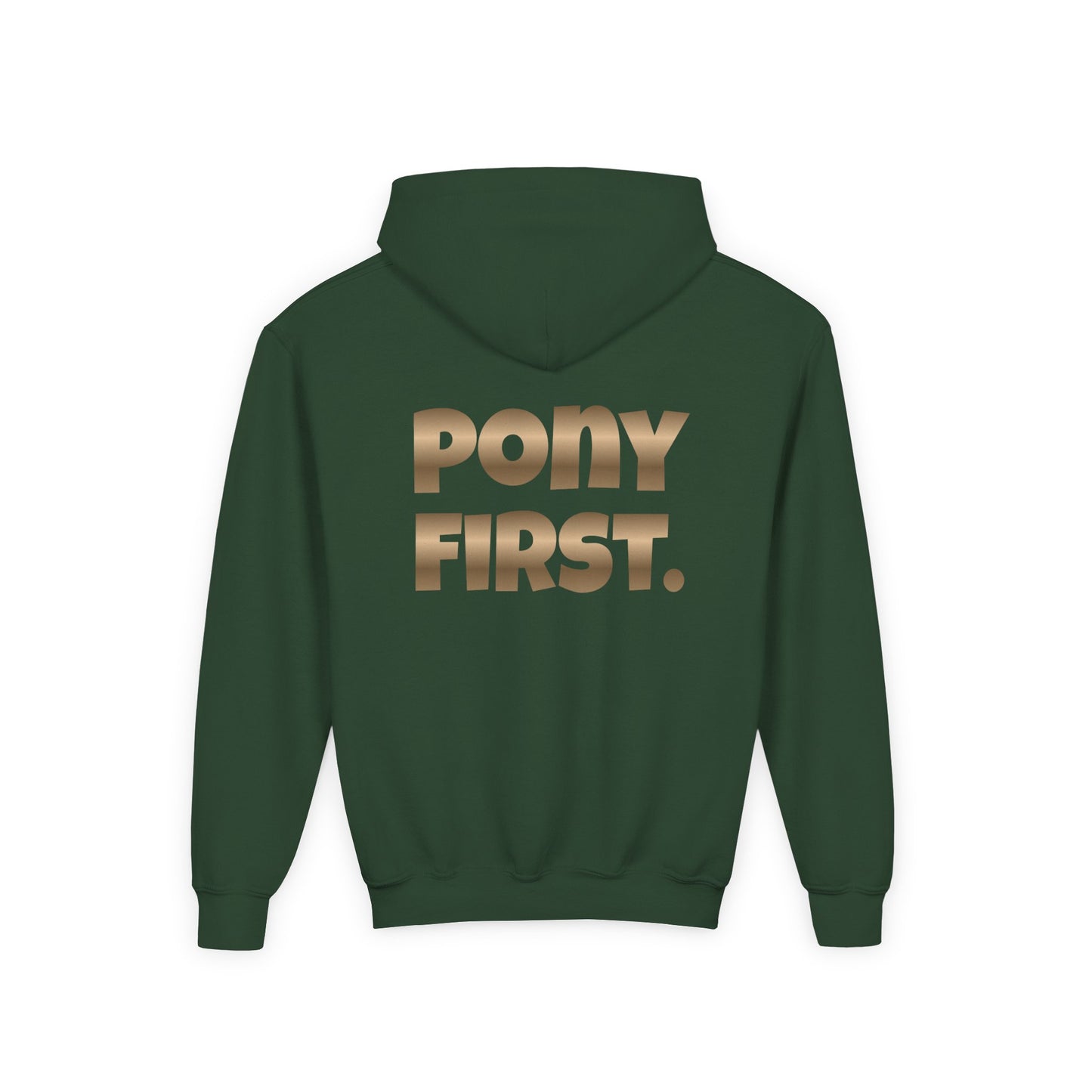 Personalisiert: Pony First Kinder-Hoodie – Mit eigenem Namen oder Ponynamen
