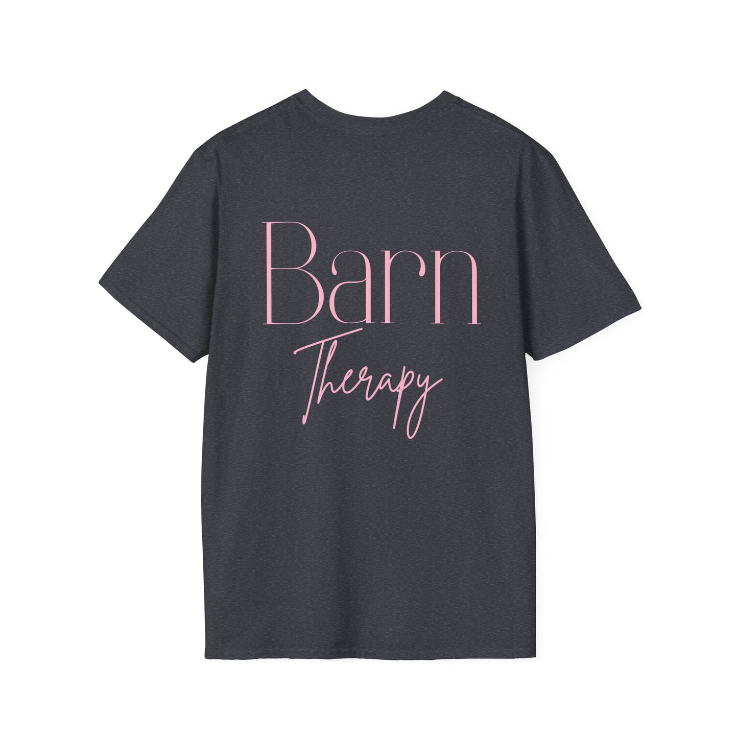 Barn Therapy T-Shirt | Reitsport Statement Shirt für Pferdeliebhaber | Equestrian Lifestyle Tee | Stall & Horse Lover Gift