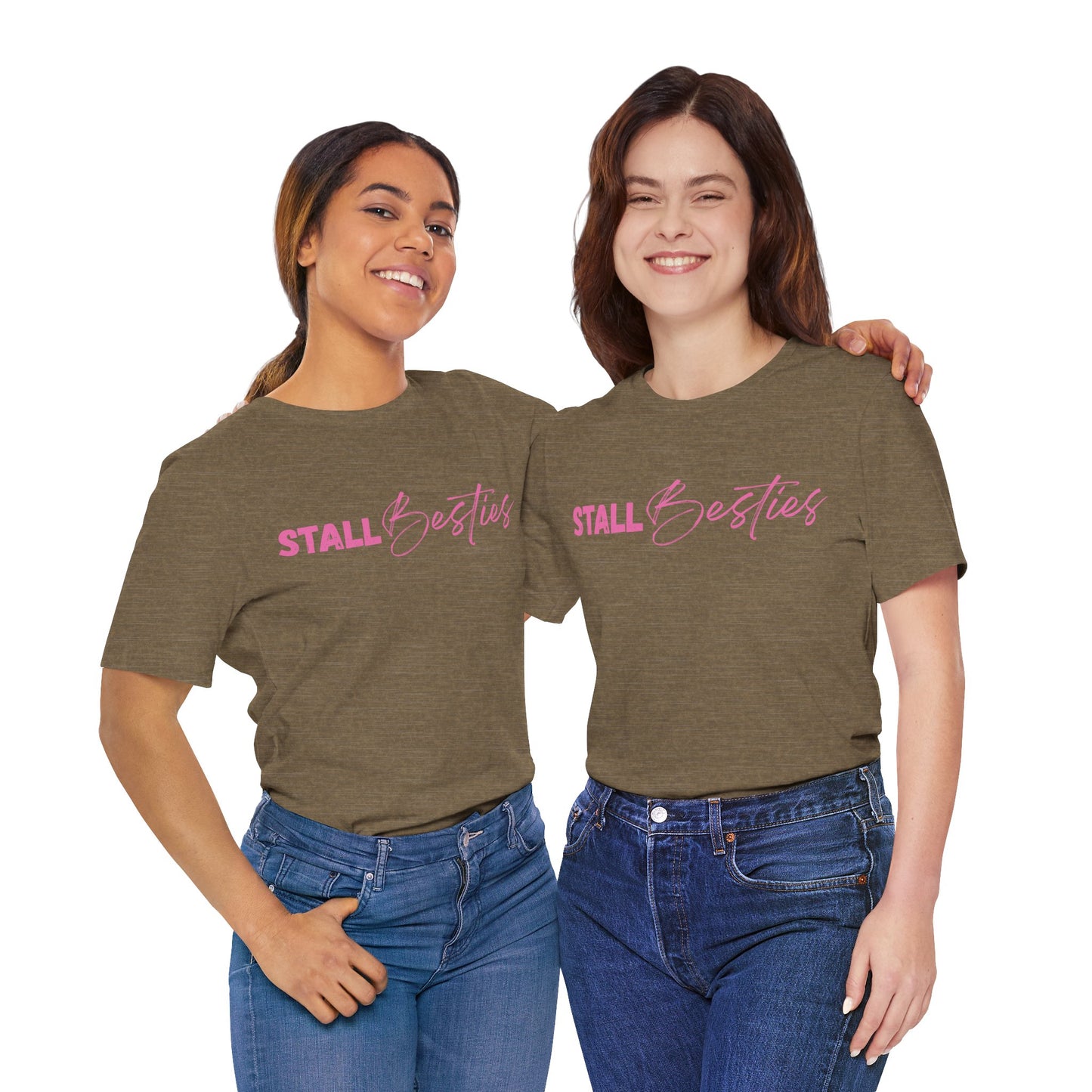 Stall Besties T-Shirt - Statement T-Shirt für echte PferdemädchenI Trend Reitstall Fashion für Horselover