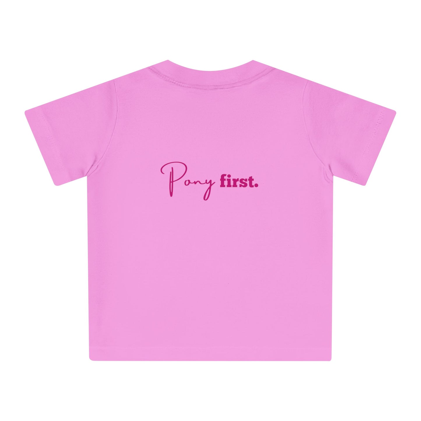 Pony First Baby T-Shirt – Pferdeliebe Shirt | Reitsport Baby Outfit | Stall Mode 2026