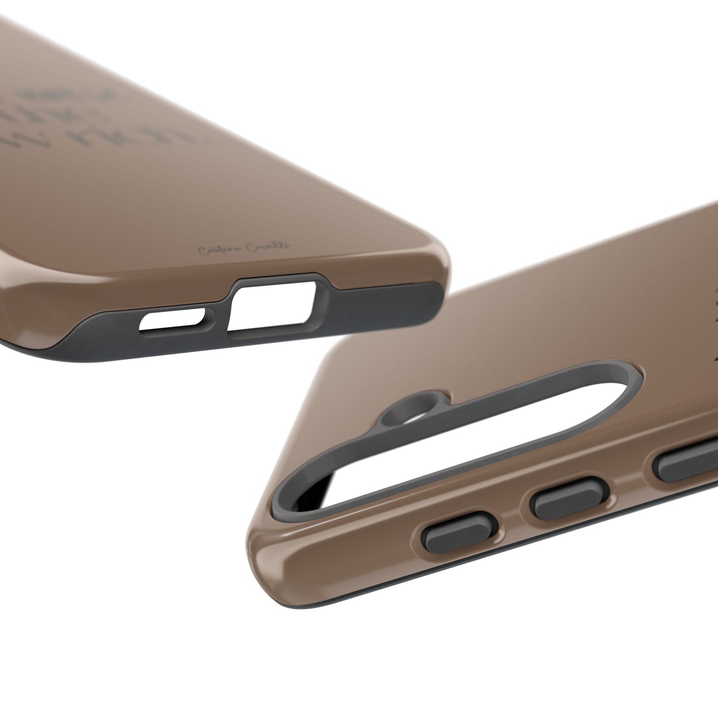 Phone Case — "A Happy Horse Is the New Rich" Brown Protective Case